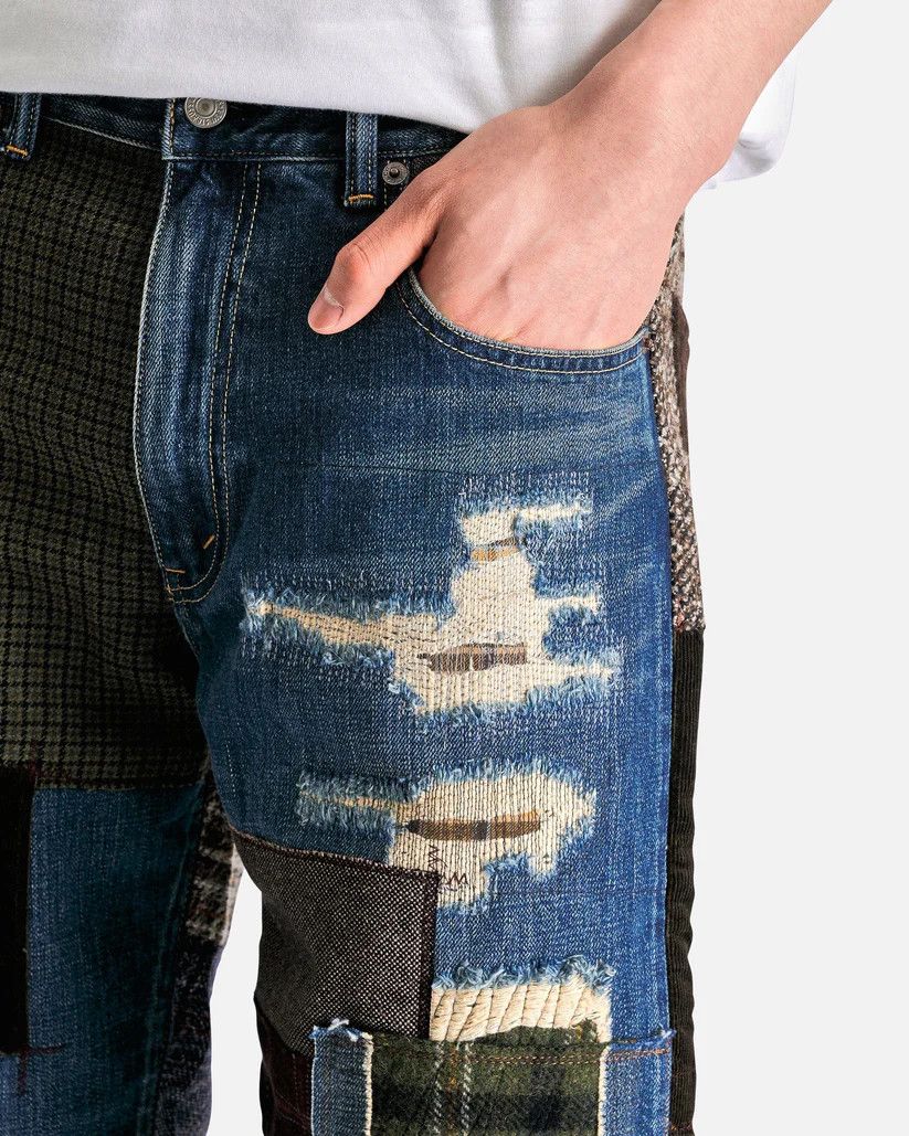 Junya Watanabe o1s1v1r1oon0925 Customized Cotton Denim Levi's in Multicolor Size US 34 / EU 50 - 6 Thumbnail