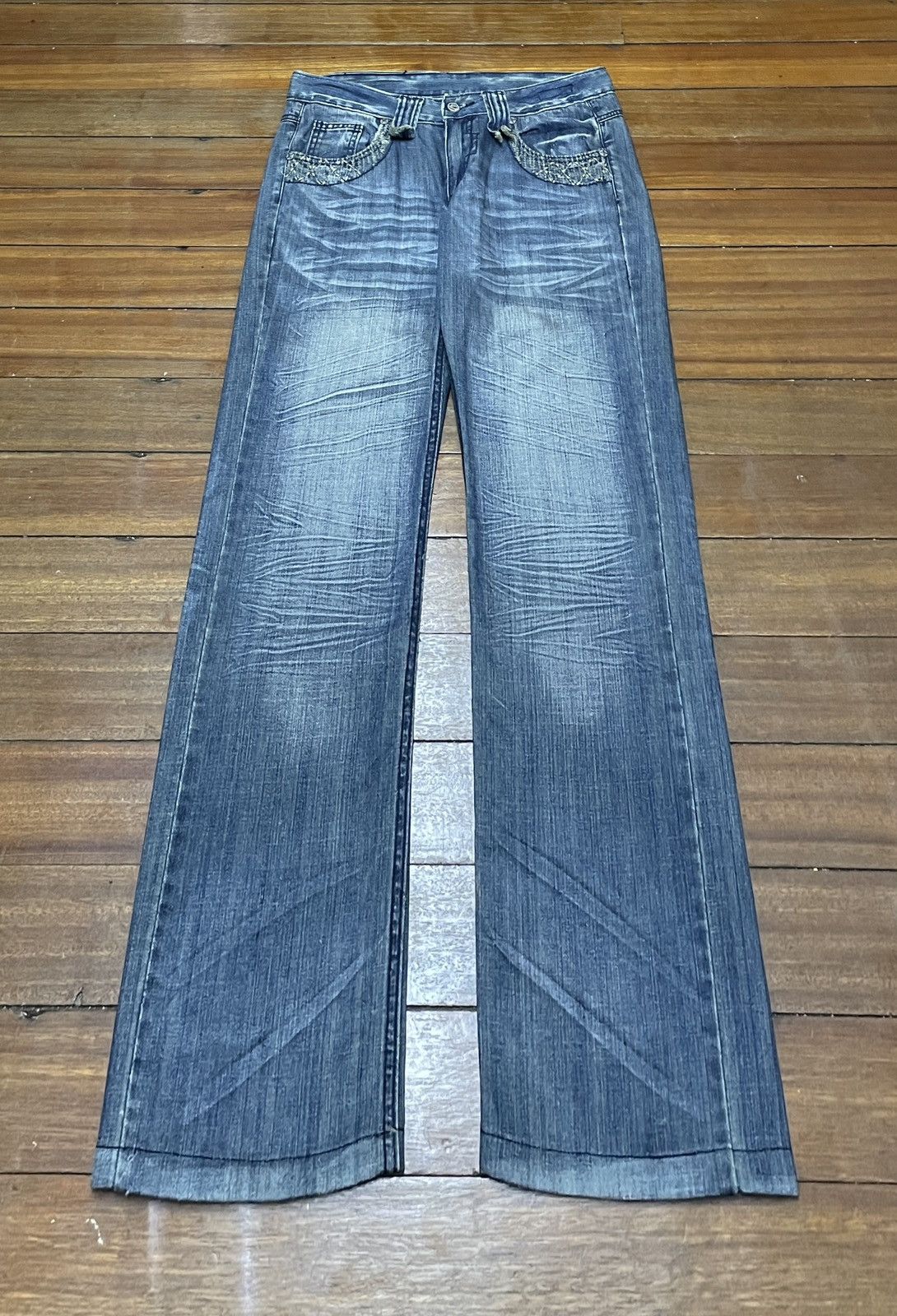 Dsquared2 × Le Grande Bleu (L.G.B.) × Vintage Rare Design Vintage Brand Dsquared2 Jeans 2000s Size US 31 - 1 Thumbnail