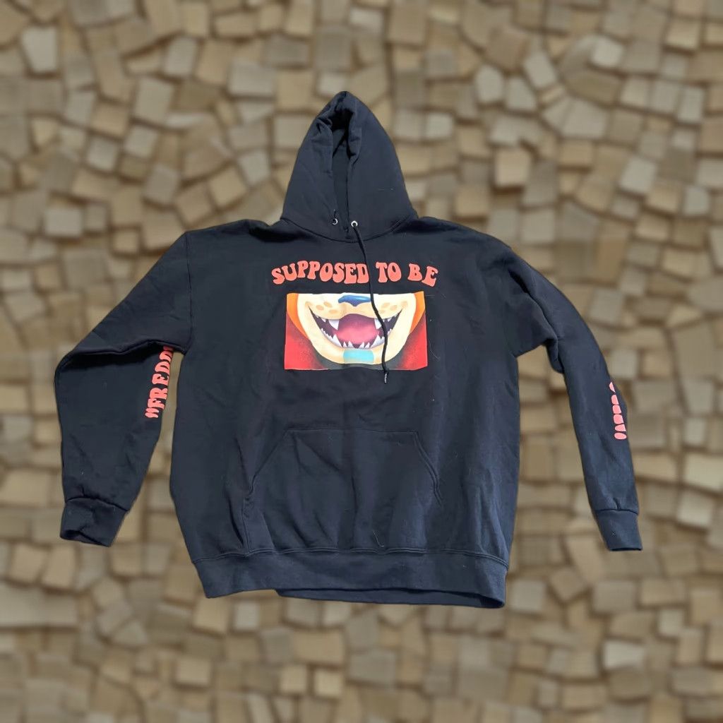 Vintage Five Nights at Freddys Hoodie Mens Size Large Black Pullover Long Sleeve Adult Regular Fit Vintage No Size US L / EU 52-54 / 3 - 1 Thumbnail