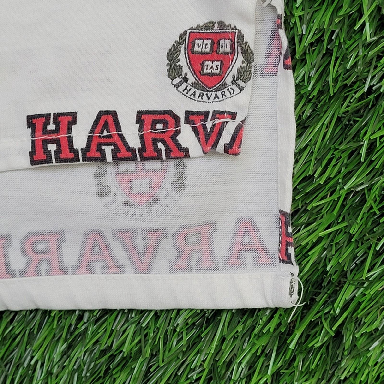 Other Vintage 90s Harvard University Polo Shirt 2XL 25x31 White Size US XXL / EU 58 / 5 - 8 Thumbnail