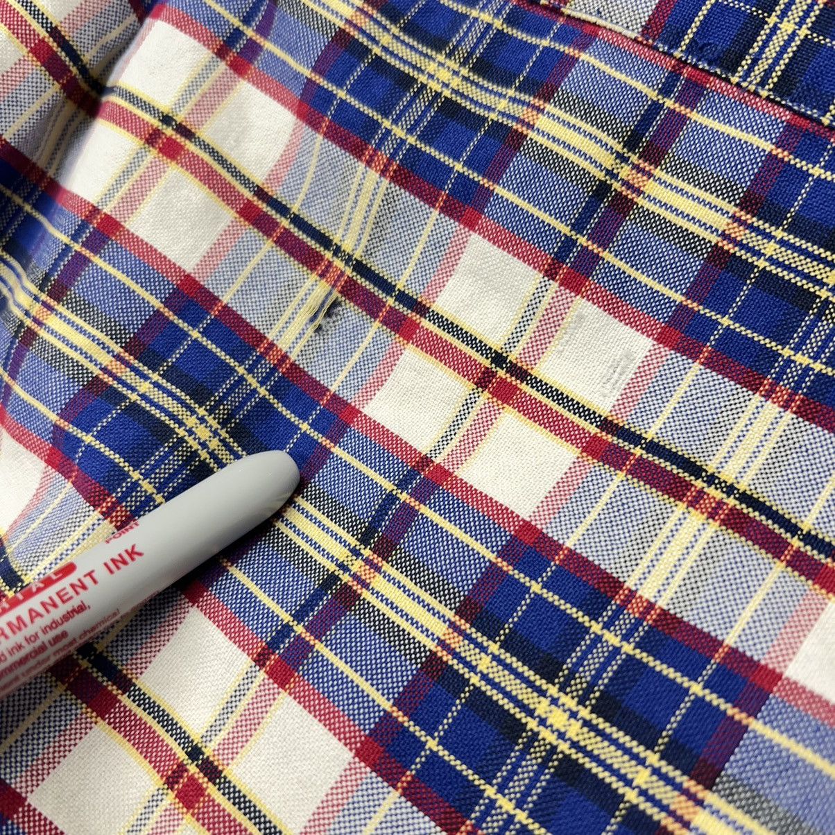 Tommy Hilfiger × Vintage VTG Tommy Hilfiger Shirt Plaid Button Down Long Sleeve Size US L / EU 52-54 / 3 - 15 Thumbnail