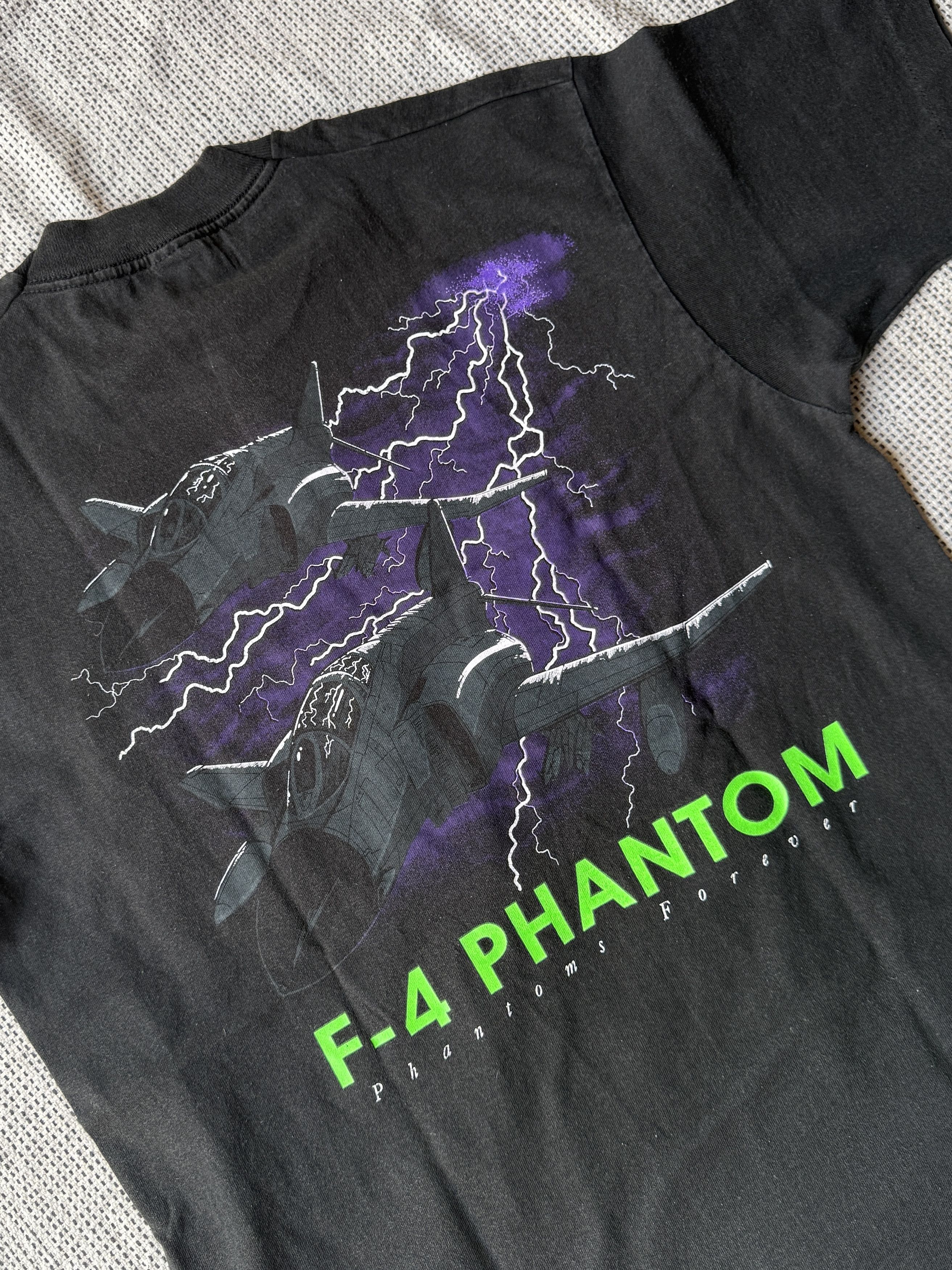 Fruit Of The Loom × Vintage Vintage F4 Phantom single stitch Fruit Of The Loom T-Shirts Size US L / EU 52-54 / 3 - 1 Thumbnail