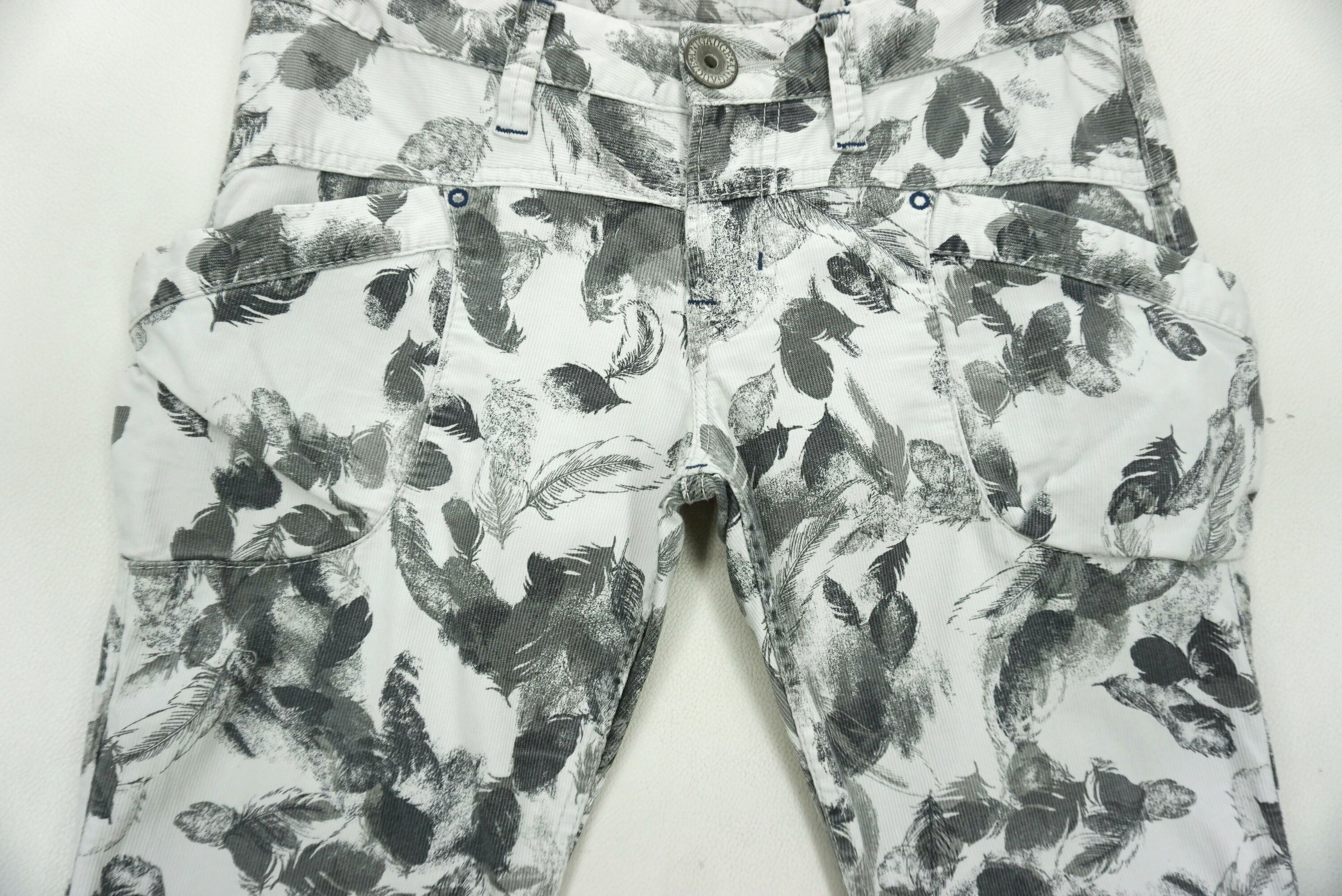 Japanese Brand Antgauge Japan Pants Size 29x30.5 Slim Skinny Feathers Print Size US 29 - 5 Thumbnail
