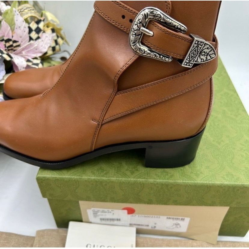 Gucci Men, Gucci, leather ankle boots size 9, made in Italy Size US 9.5 / EU 42-43 - 8 Thumbnail