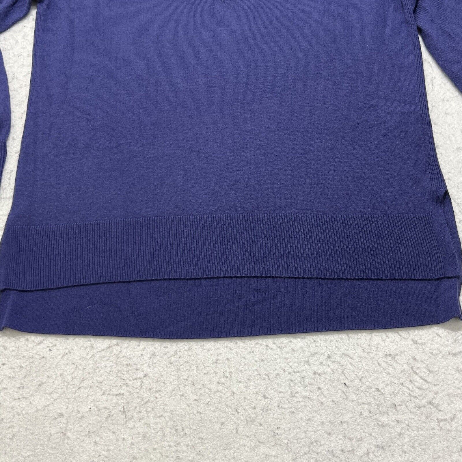 Nordstrom Chelsea28 Women's XXS Cashmere Blend V-Neck Pullover Sweater Size XXS / US 00 / IT 34 - 4 Thumbnail