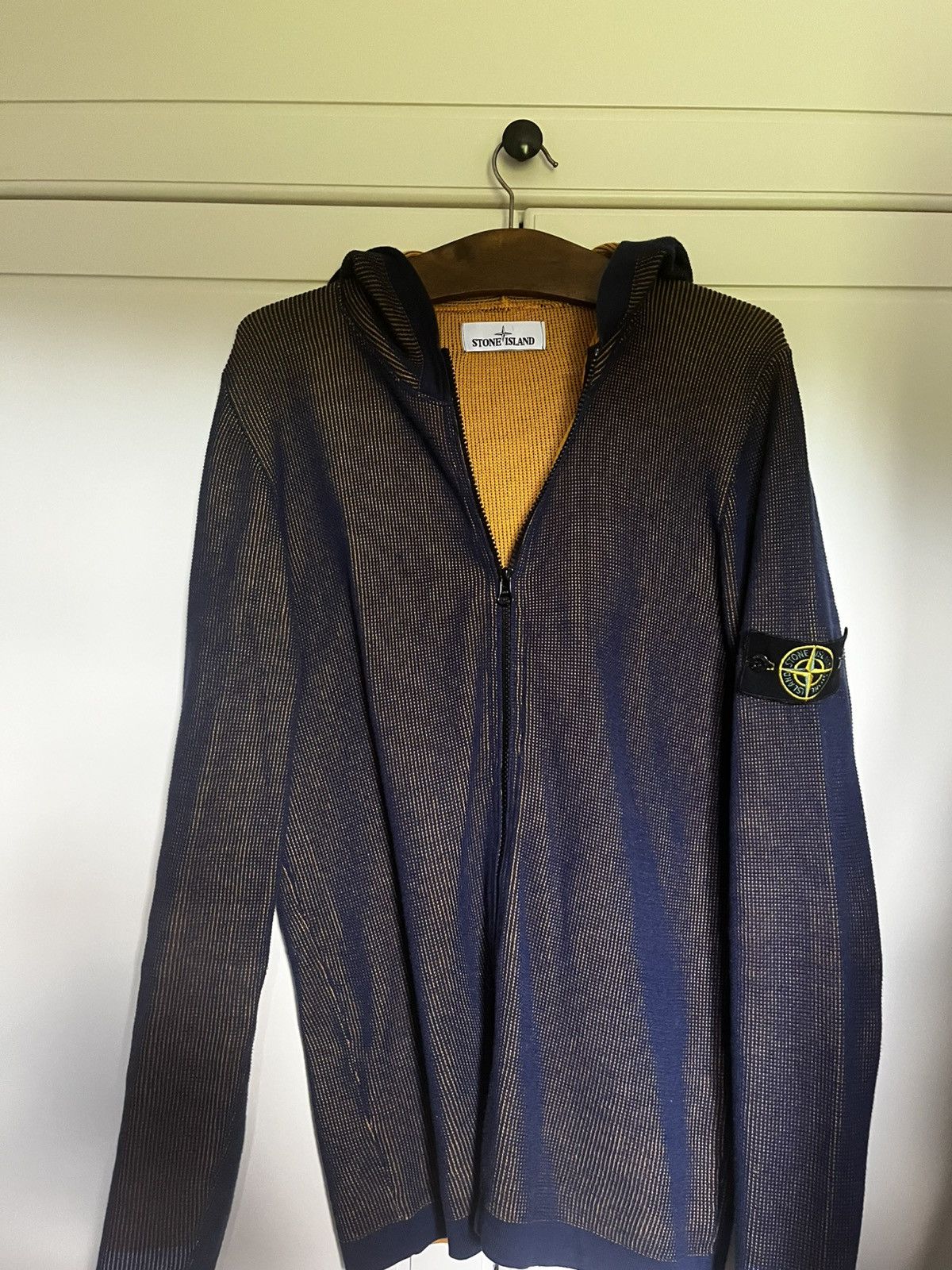 Stone Island × Vintage Vintage Stone Island „Glow Knit“ Sweatjacke FW18 Size US L / EU 52-54 / 3 - 2 Thumbnail