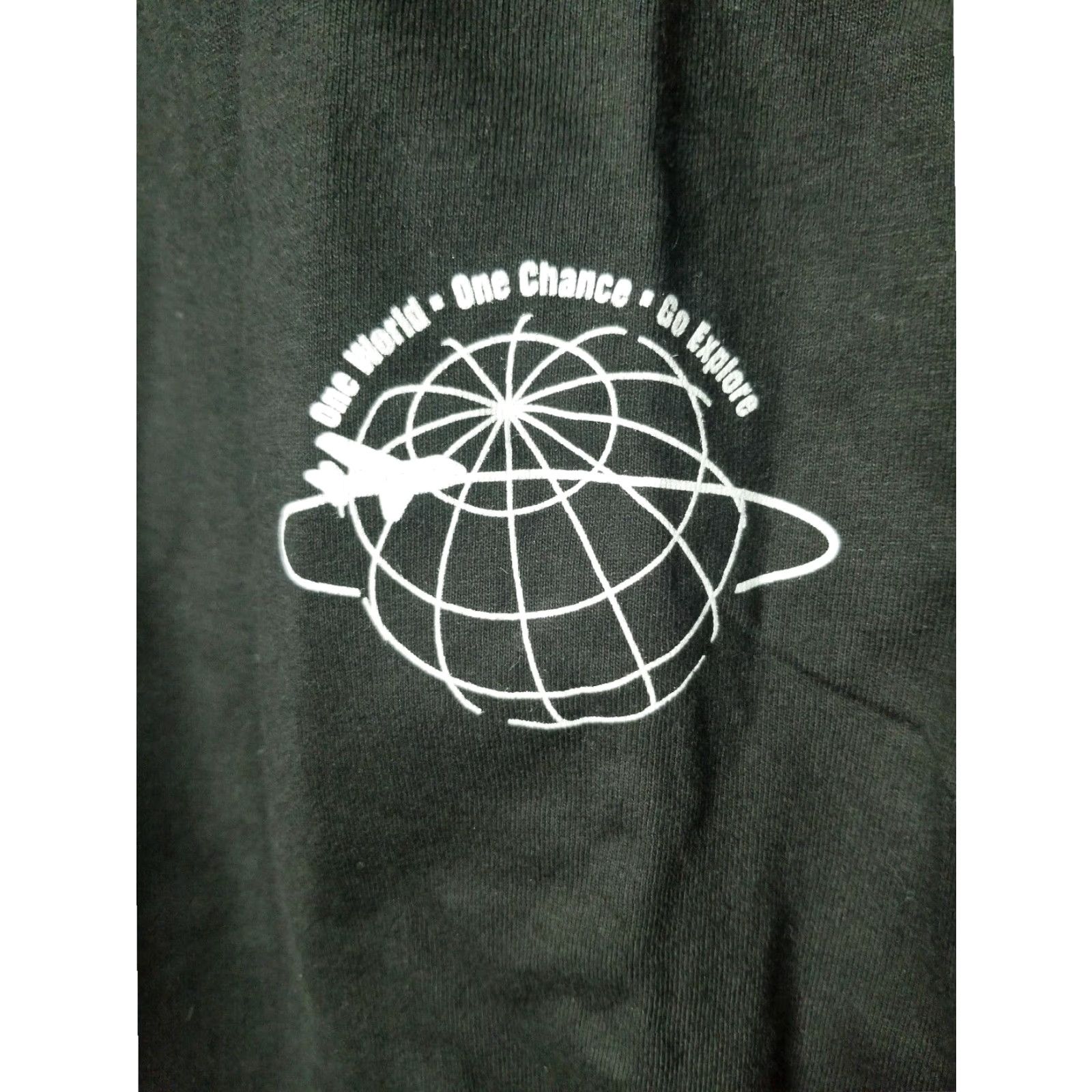 Vintage Embry Riddle Aeronautical University T-Shirt Mens M Black Dinosaur Graphic Tee College Size US M / EU 48-50 / 2 - 3 Thumbnail