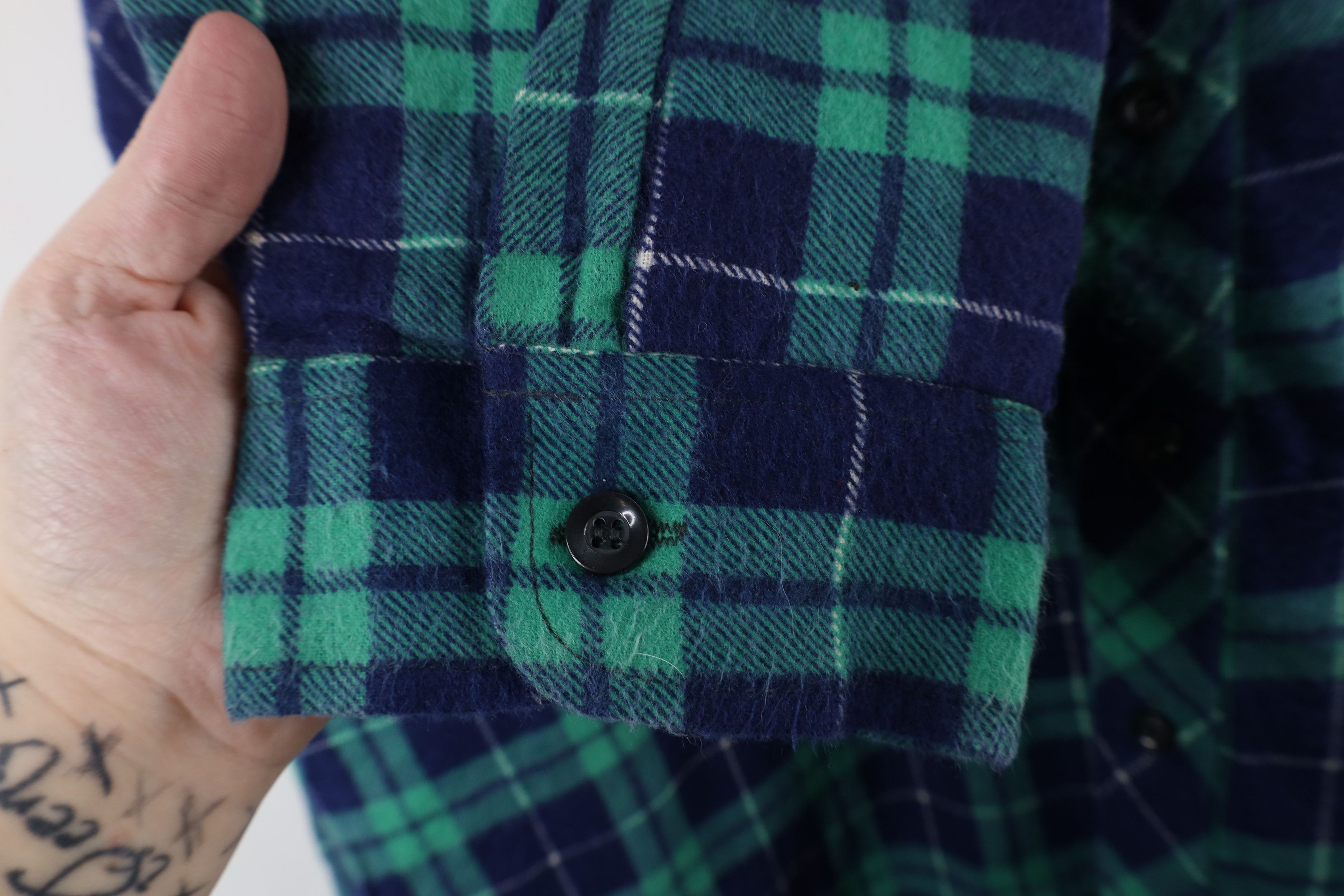 Vintage Vintage 90s Streetwear Flannel Button Shirt Jacket Jac Shirt Size US XXL / EU 58 / 5 - 6 Thumbnail
