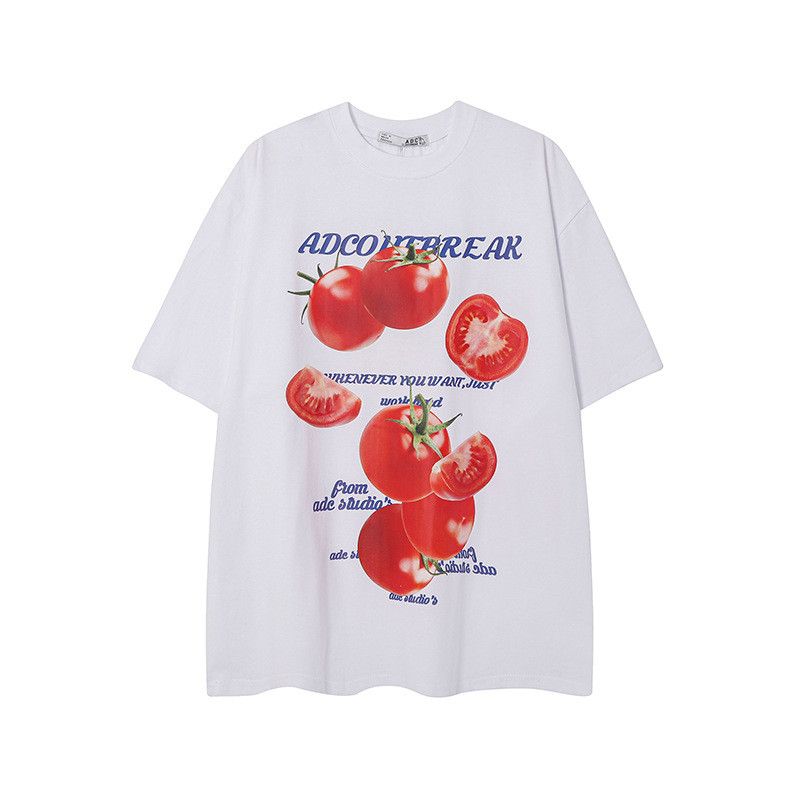 Japanese Brand Men's American Vintage Tomato-Print T-Shirt Size US M / EU 48-50 / 2 - 1 Thumbnail