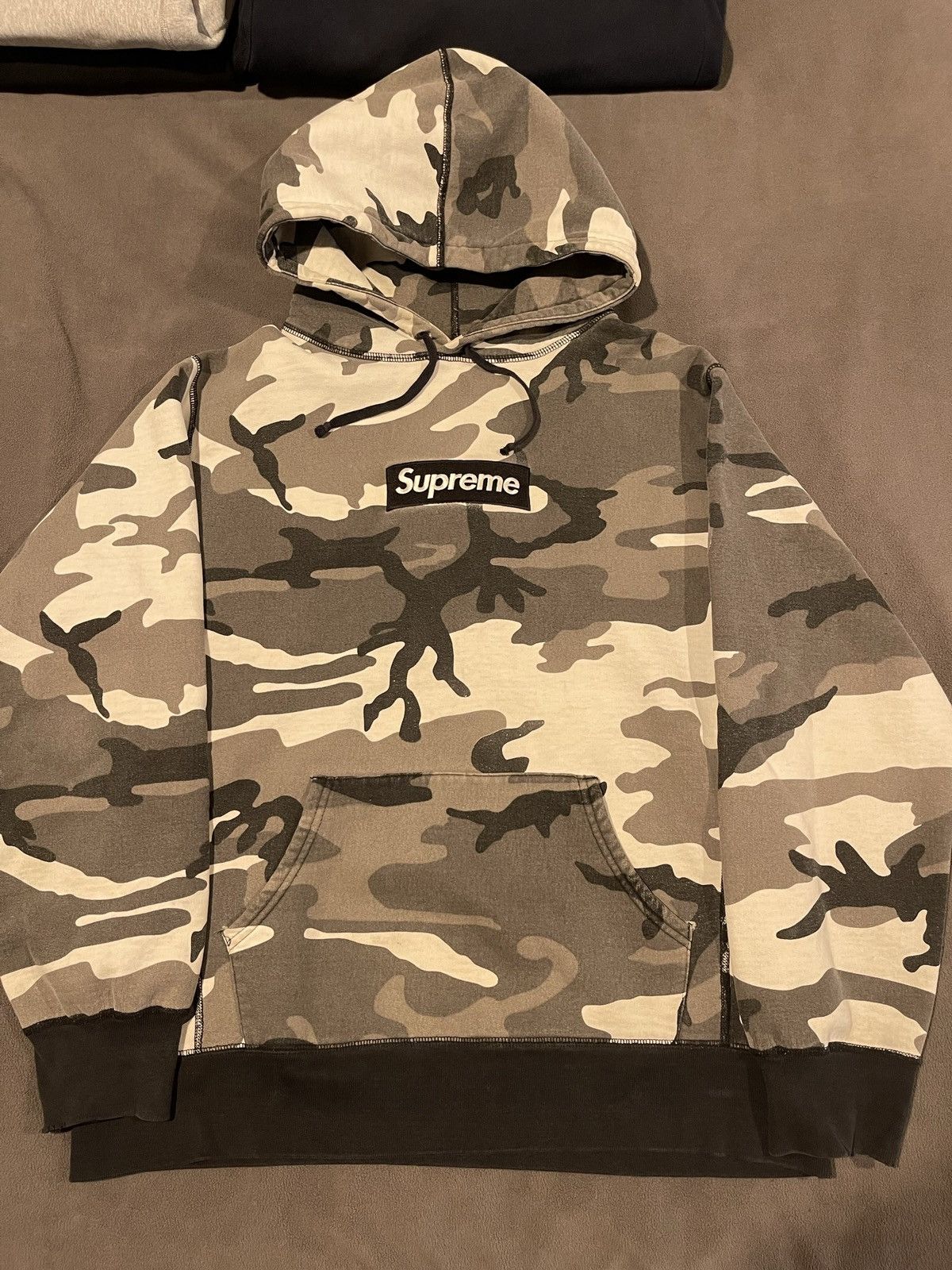 Supreme Supreme Snow Camo Box logo hoodie Size US XL / EU 56 / 4 - 3 Thumbnail