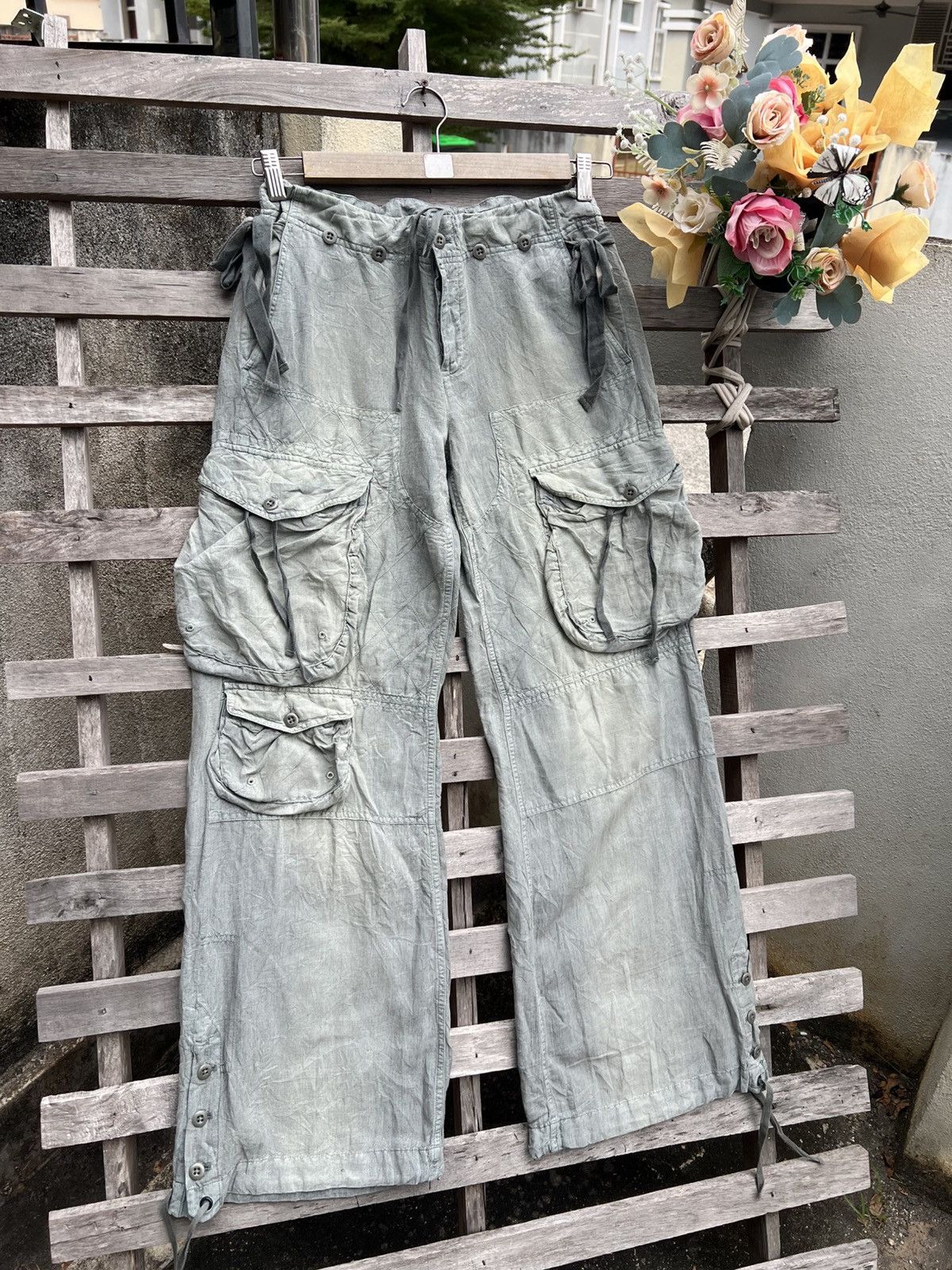Polo Ralph Lauren Vintage Y2K Polo Ralph Lauren Utility Cargo Pants Size 34" / US 12 / IT 48 - 2 Thumbnail