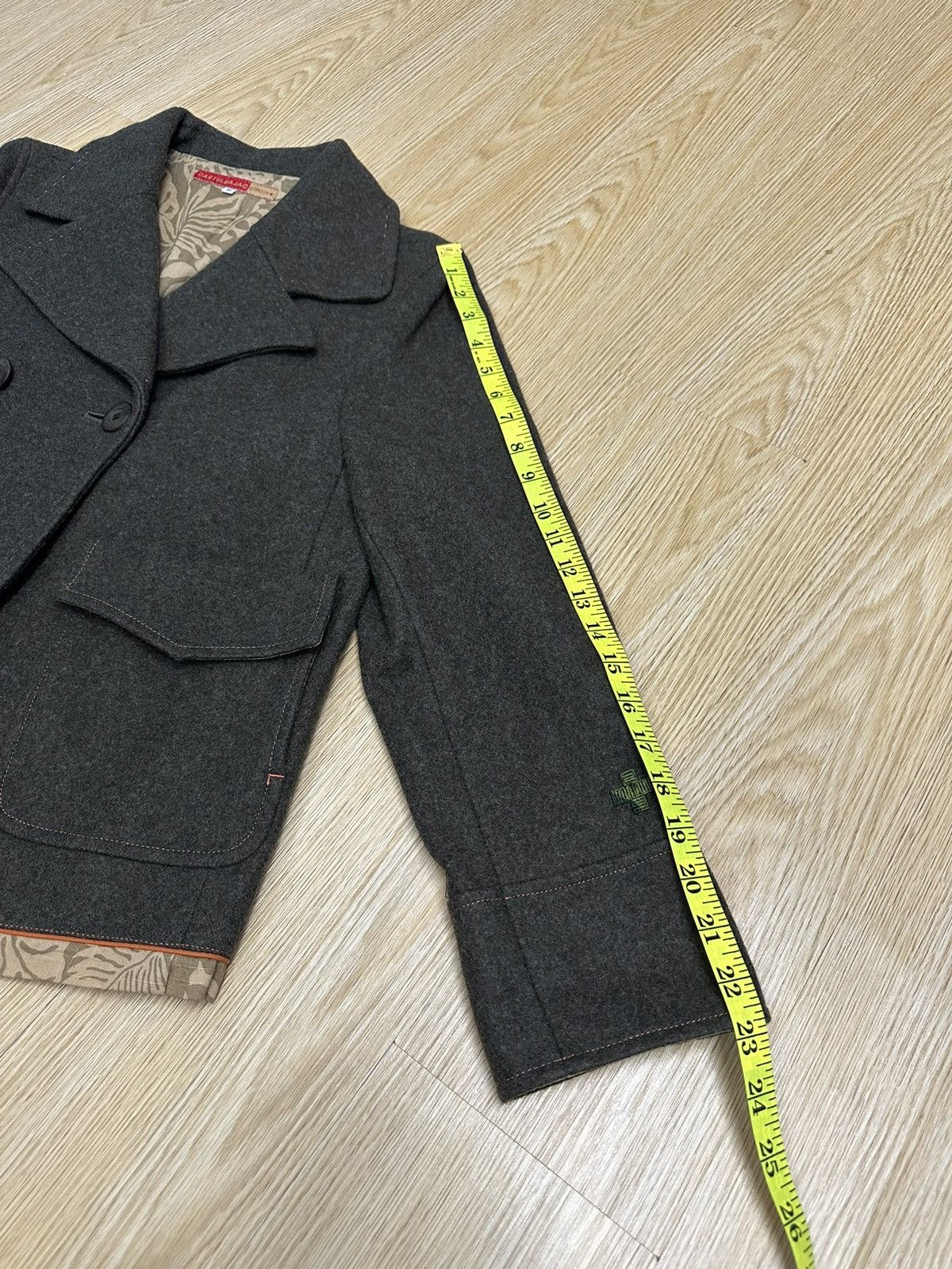 Jean Charles De Castelbajac 90s Castelbajac Wool Vintage Jacket Z26 Size 40S - 6 Thumbnail