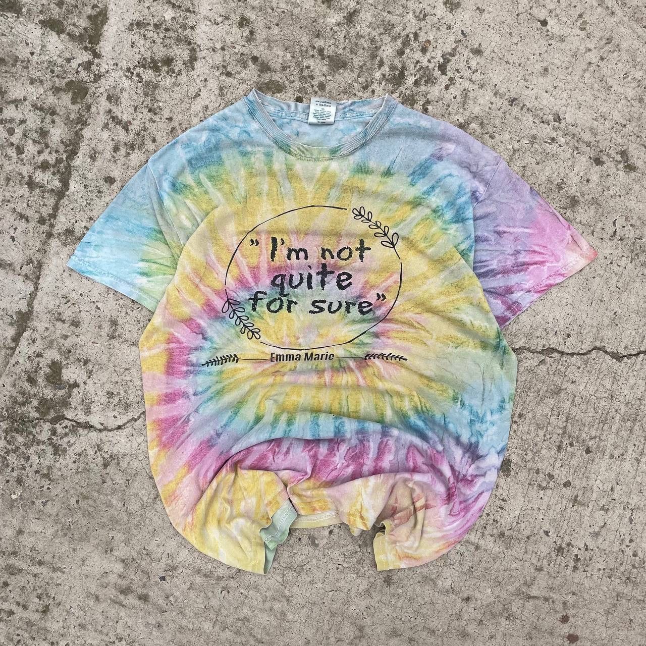 The Tie Bar Vintage Adult I’m Not Quite For Sure T-shirts Tie Dye Size US M / EU 48-50 / 2 - 1 Thumbnail