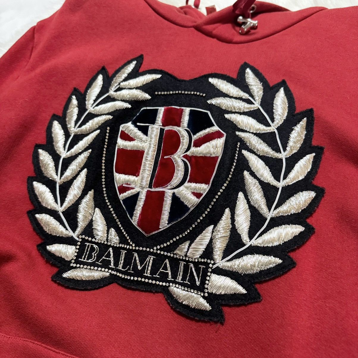 Balmain Balmain Homme Emblem Side Zip Hoodie Pullover Size US L / EU 52-54 / 3 - 7 Thumbnail