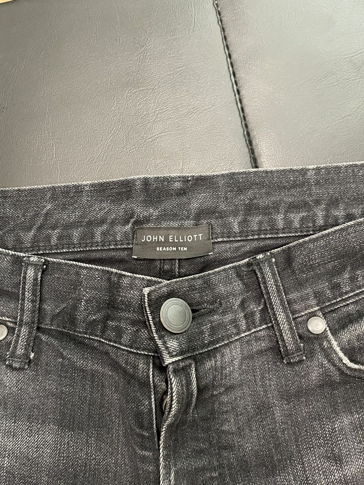 John Elliott John Elliott Cast 2 Onyx Denim Size 32 Size US 32 / EU 48 - 5 Thumbnail