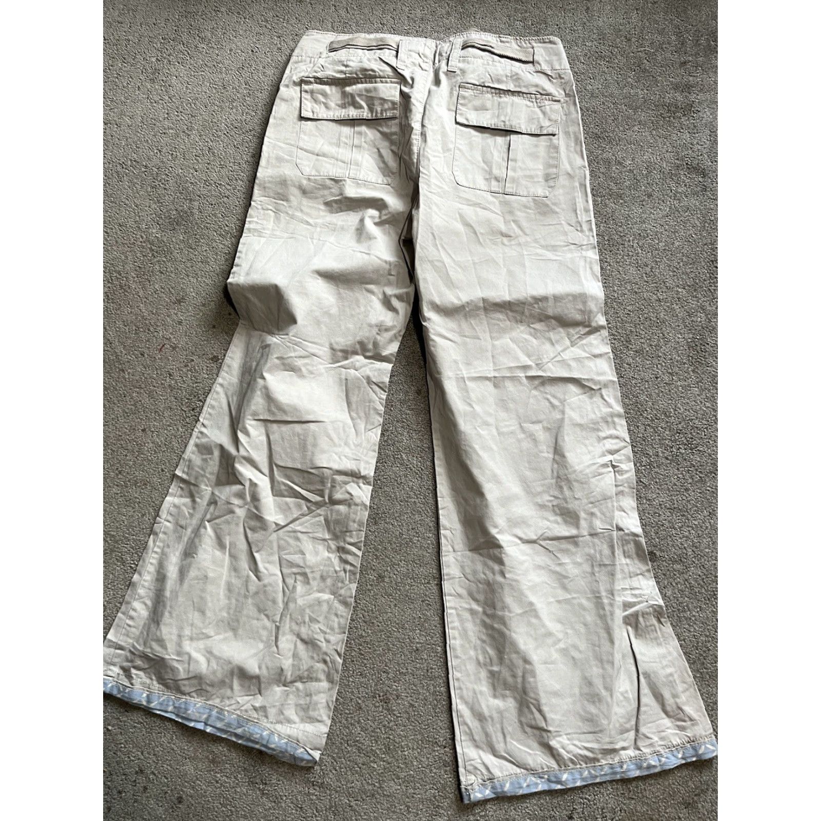 Old Navy VTG Old Navy Khakis Pants Wide-Leg Mid Rise Beige 6 Women Vintage Grunge 90s College Geek Hipster Casual Workwear Pants Size 28" / US 6 / IT 42 - 2 Thumbnail