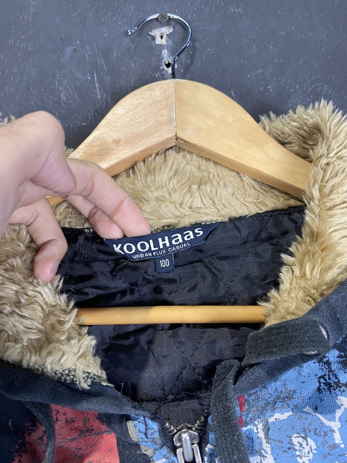 If Six Was Nine y2k Koolhaas Fur Hoodie Lgb Zipped Up Size US M / EU 48-50 / 2 - 4 Thumbnail