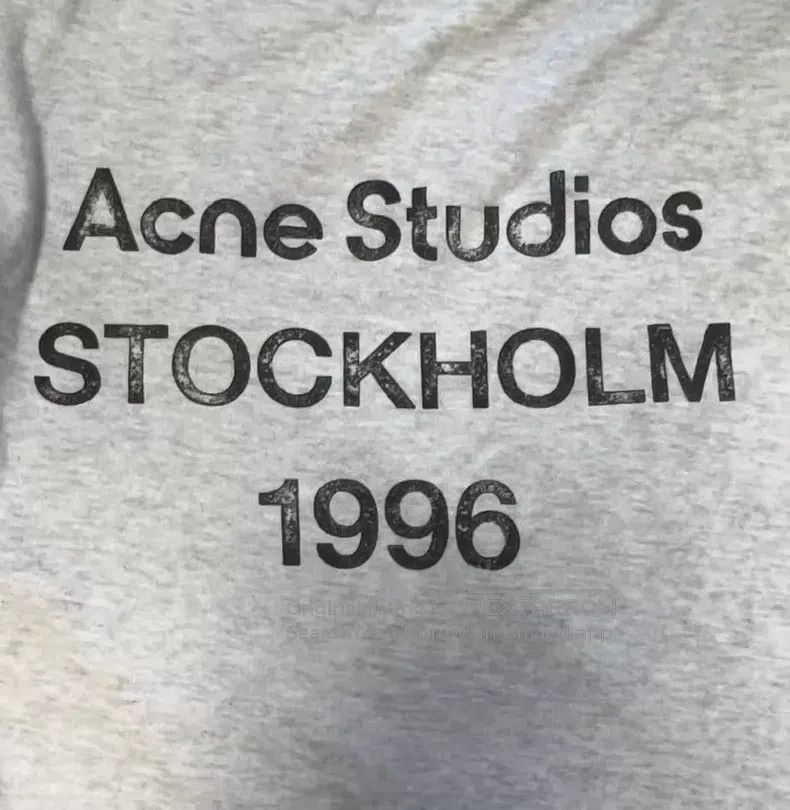 Acne Studios Acne Studios 1996 series letter print casual crewneck shor Size S / US 4 / IT 40 - 3 Thumbnail