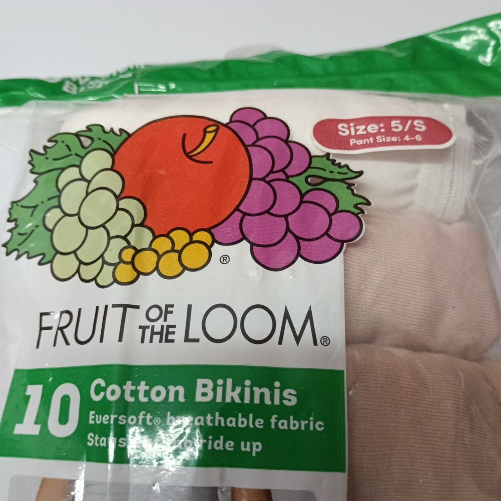 Fruit Of The Loom Fruit of the Loom Assorted Bikinis Panties 10 Pack Size 5/S Size ONE SIZE - 2 Thumbnail