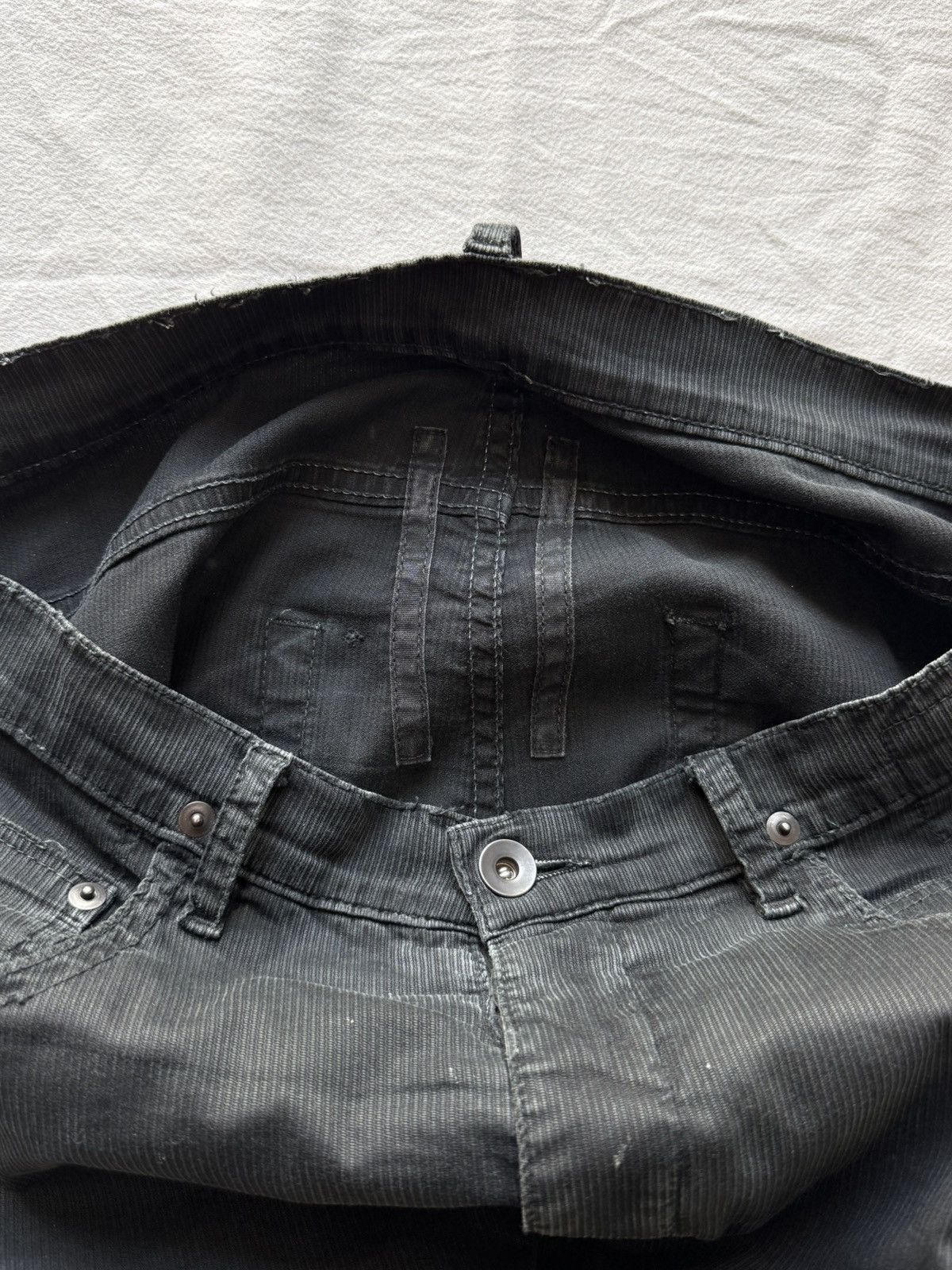 Rick Owens Drkshdw Rick Owens DRKSHDW Torrence Cut Pants Size US 30 / EU 46 - 6 Thumbnail
