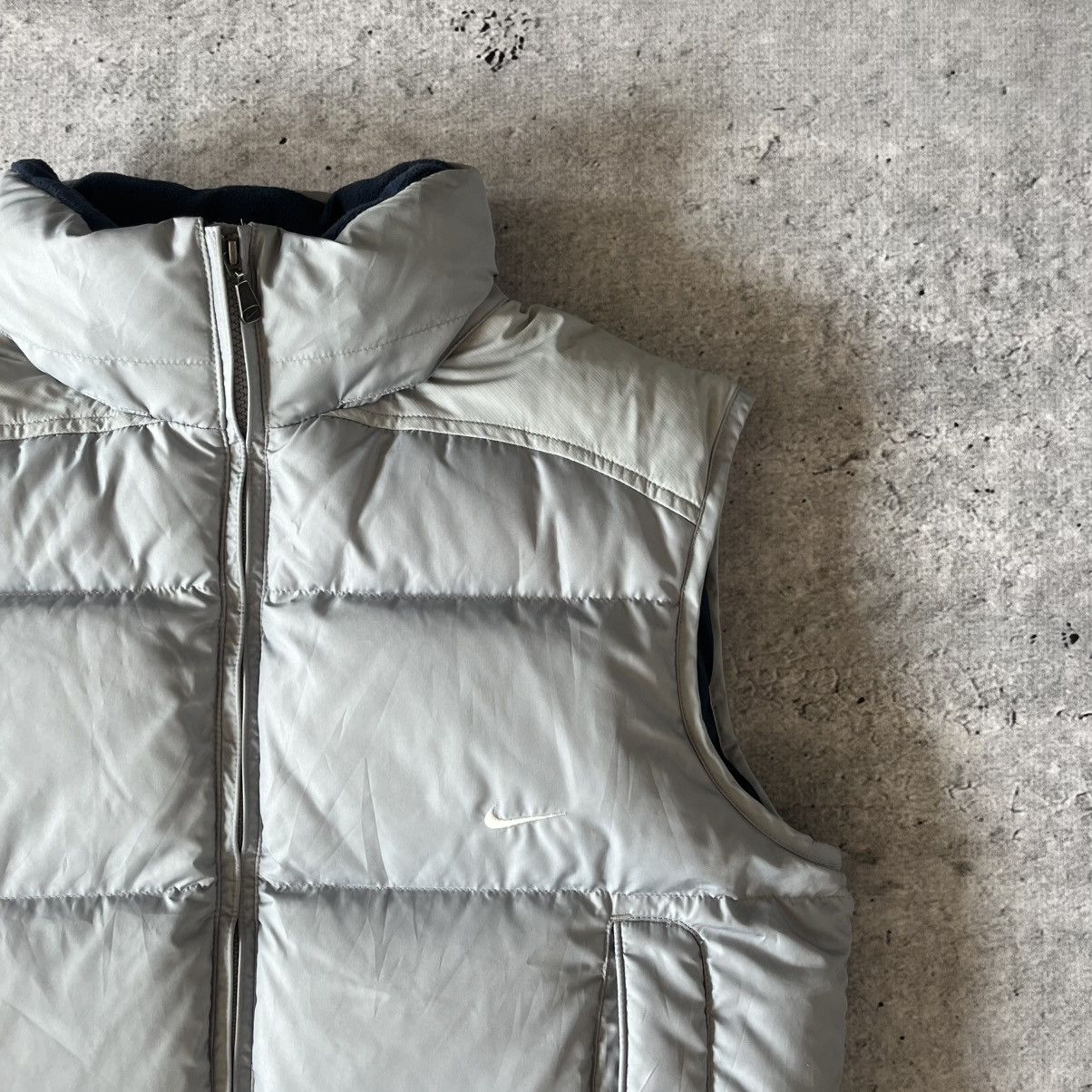Nike × Vintage Nike babyblue puffer vest M silver tag 00s vintage y2k Size US M / EU 48-50 / 2 - 4 Thumbnail