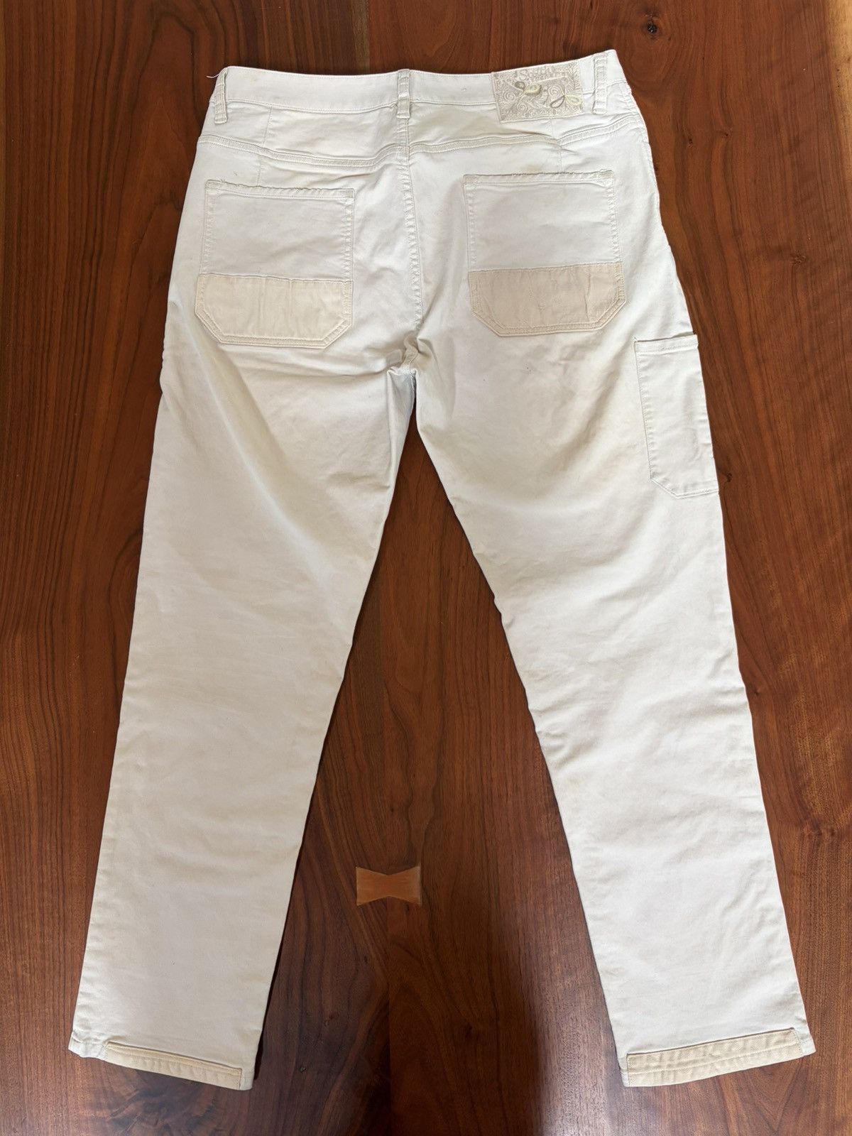 Scotch & Soda Scotch & Soda Off-White Cotton Pants Size US 32 / EU 48 - 2 Thumbnail