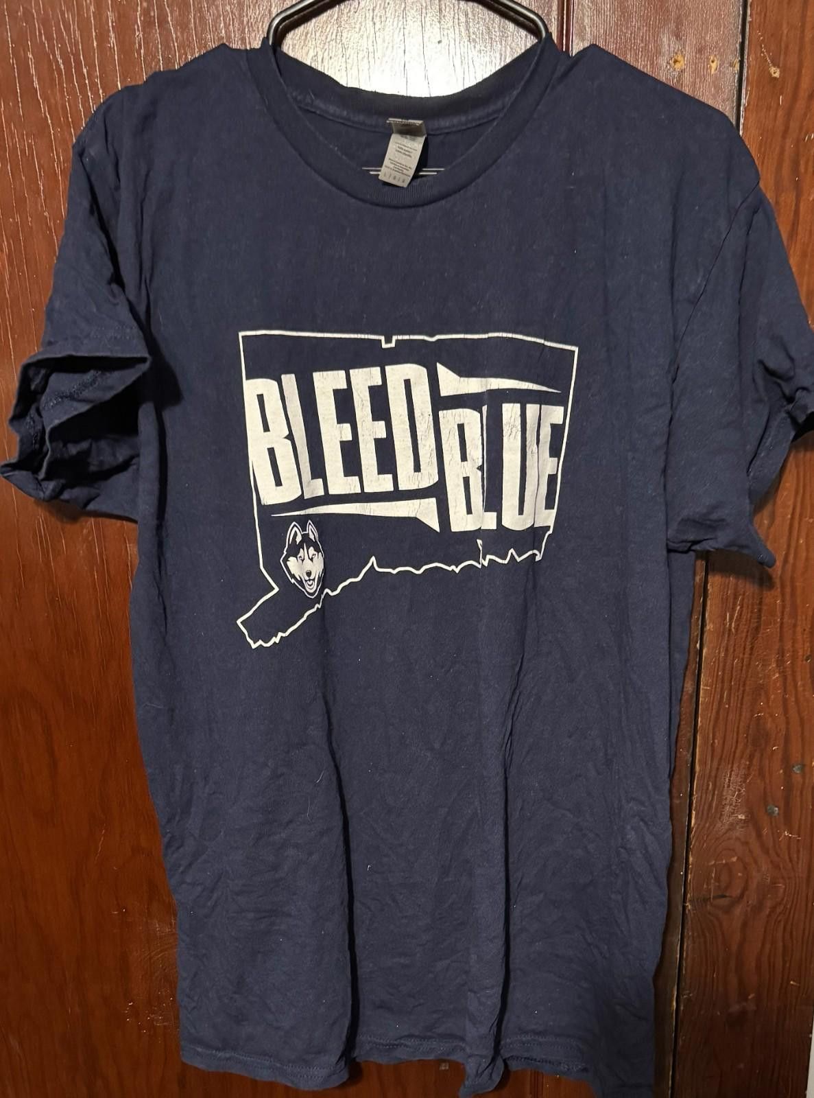 Nike UConn Huskies Bleed Blue S/S Tee Men's L Blue Size ONE SIZE - 1 Thumbnail