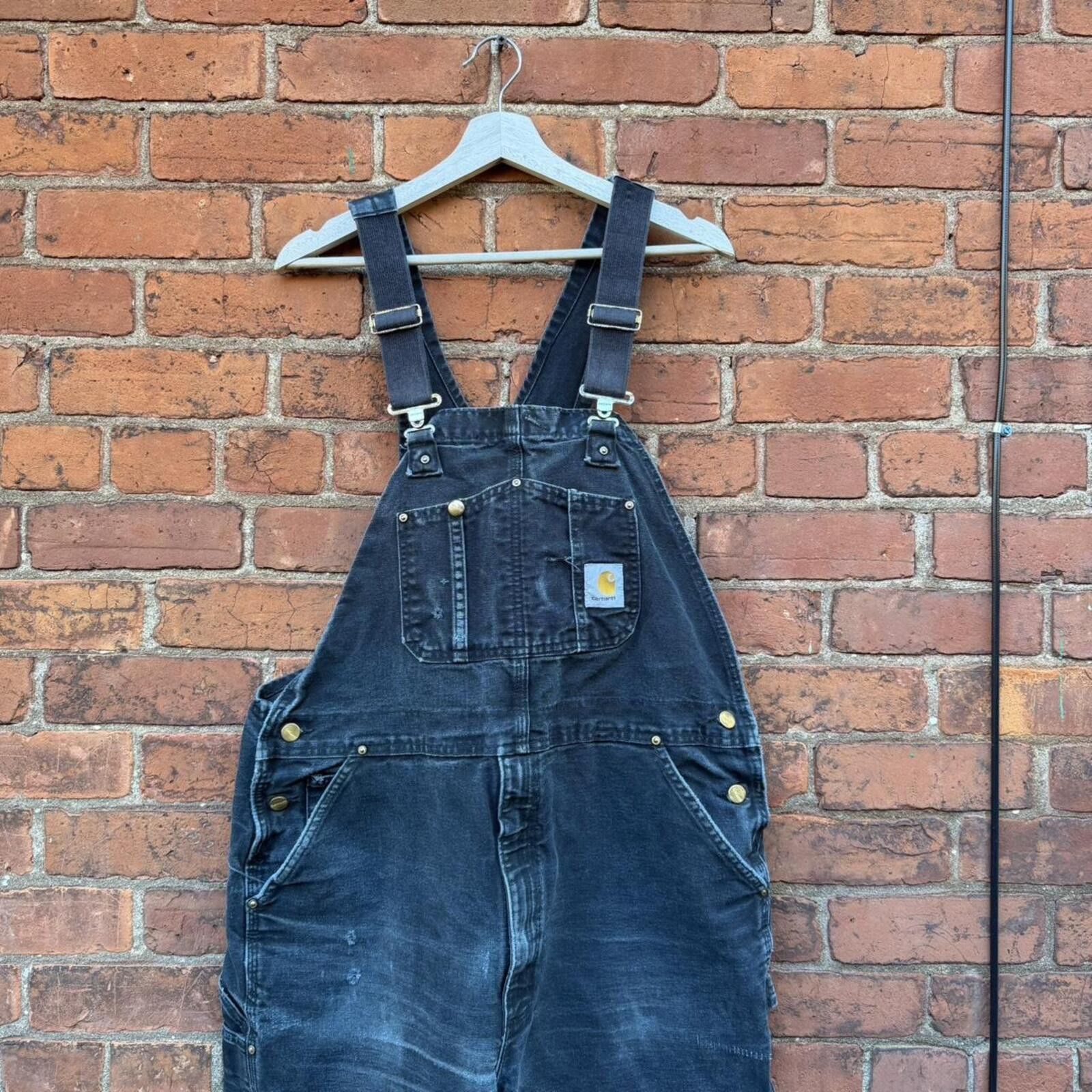 Carhartt vintage carhartt double knee overalls 00s 40x30 Size US 40 / EU 56 - 2 Thumbnail