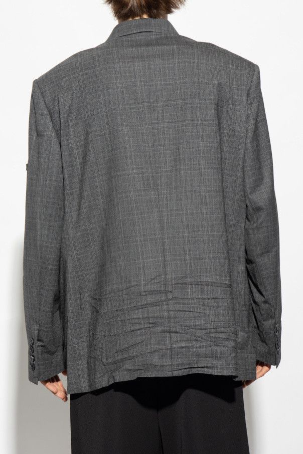 Balenciaga o1mt1gz0924 Washed SB Jacket in Grey Size US M / EU 48-50 / 2 - 4 Thumbnail