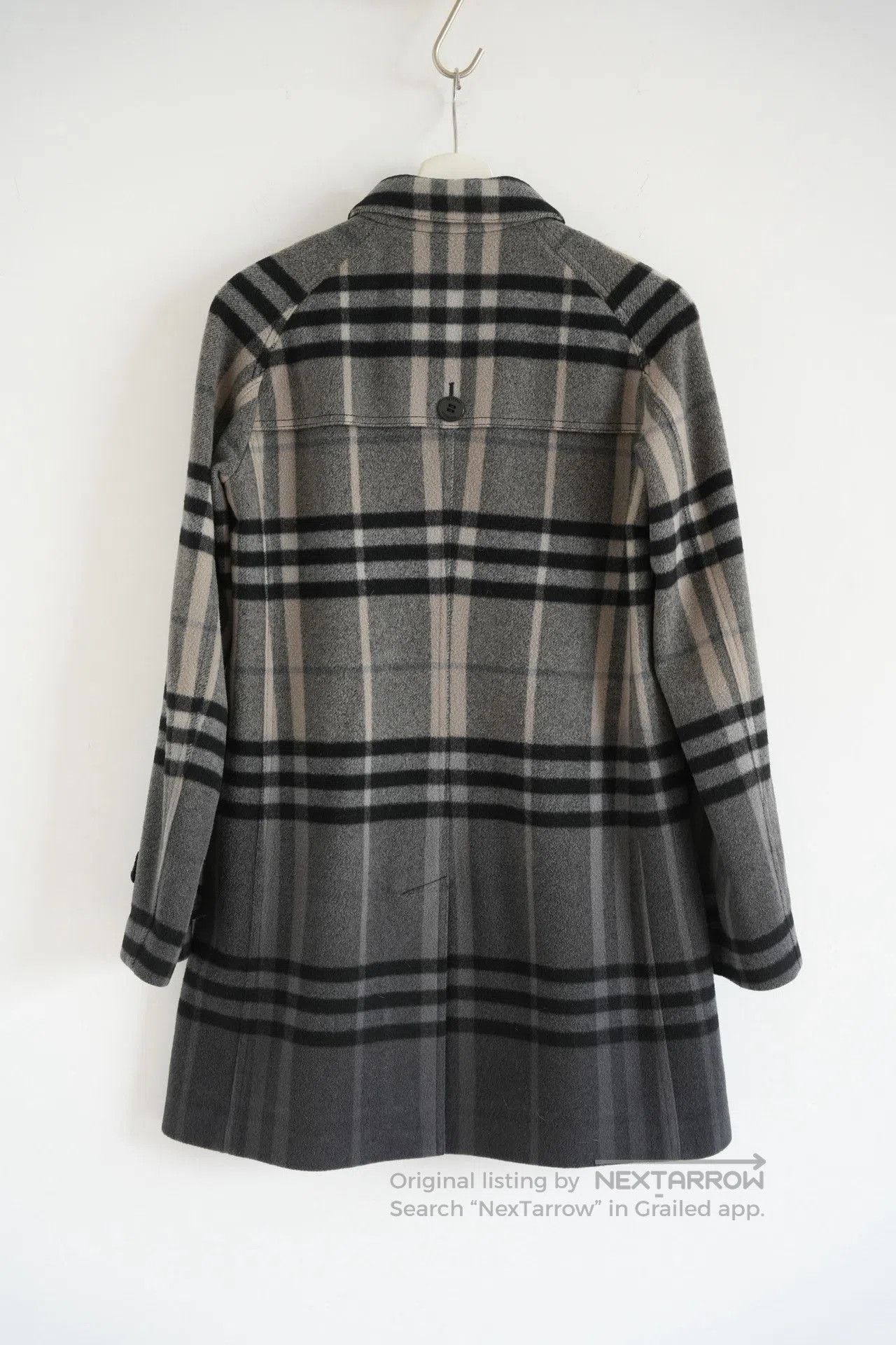 Burberry Burberry Gradient Plaid Wool Trench. Size US XXS / EU 40 - 2 Thumbnail
