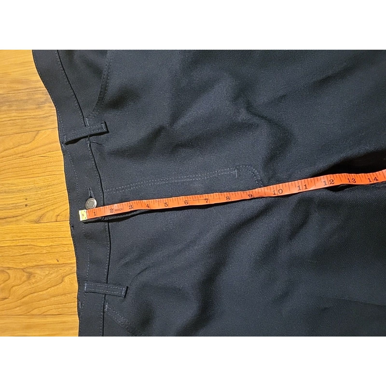 Wrangler VINTAGE Wrangler Slacks Pants Polyester 82NV 40" X 30" Black Never Worn Cowboy Rockabilly 1980s Mens Wrangler Jeans Pants Black 1980s Cowboy Mens Size US 40 / EU 56 - 5 Thumbnail