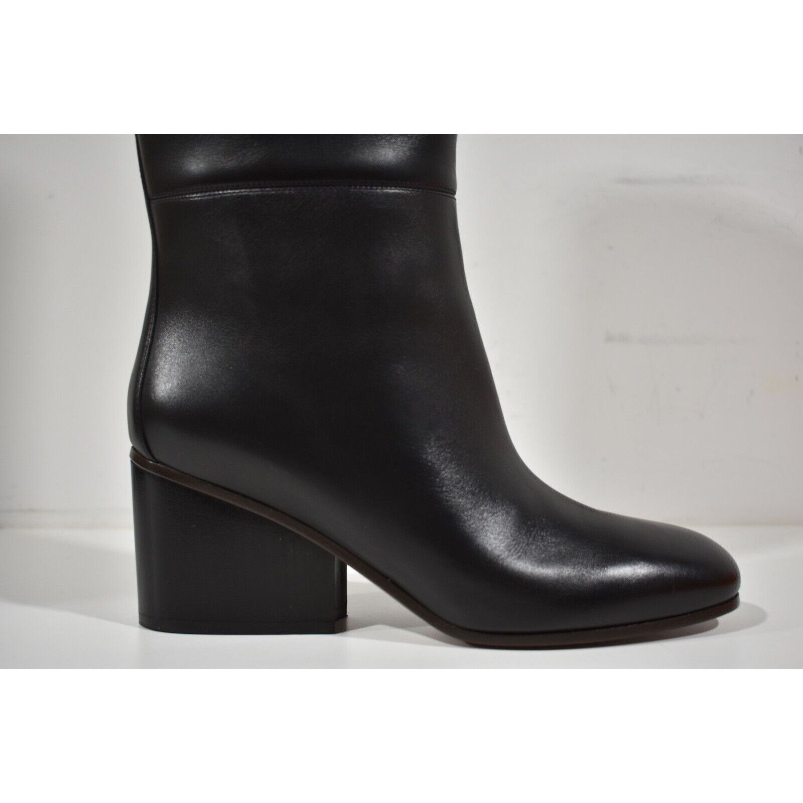 Hermes Hermes New Jersey Black Calfskin Leather Knee High Block Size US 9 / IT 39 - 4 Thumbnail