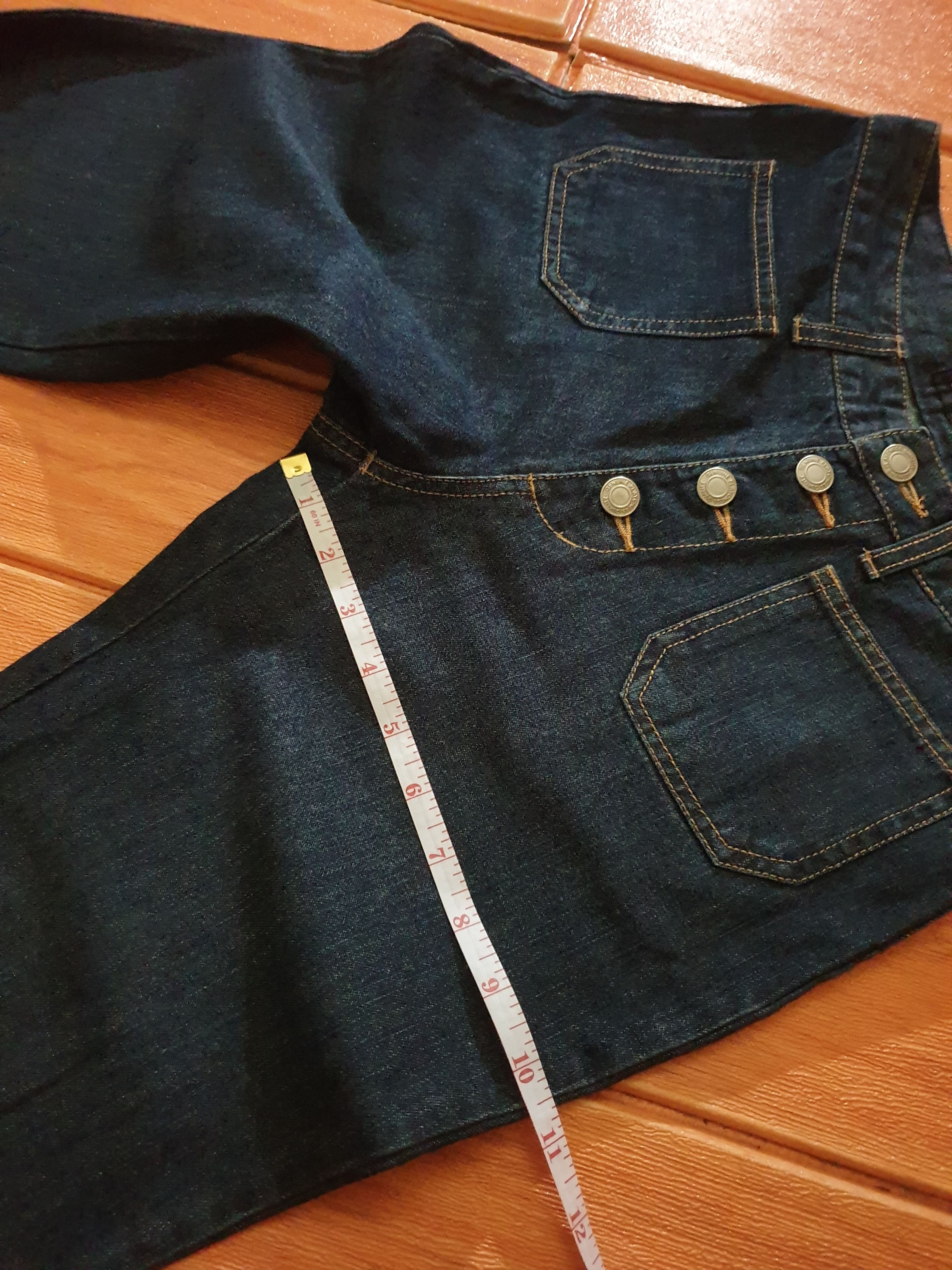 Japanese Brand 💥Jouer aux echecs denim boot cut pant Size US 27 - 7 Thumbnail