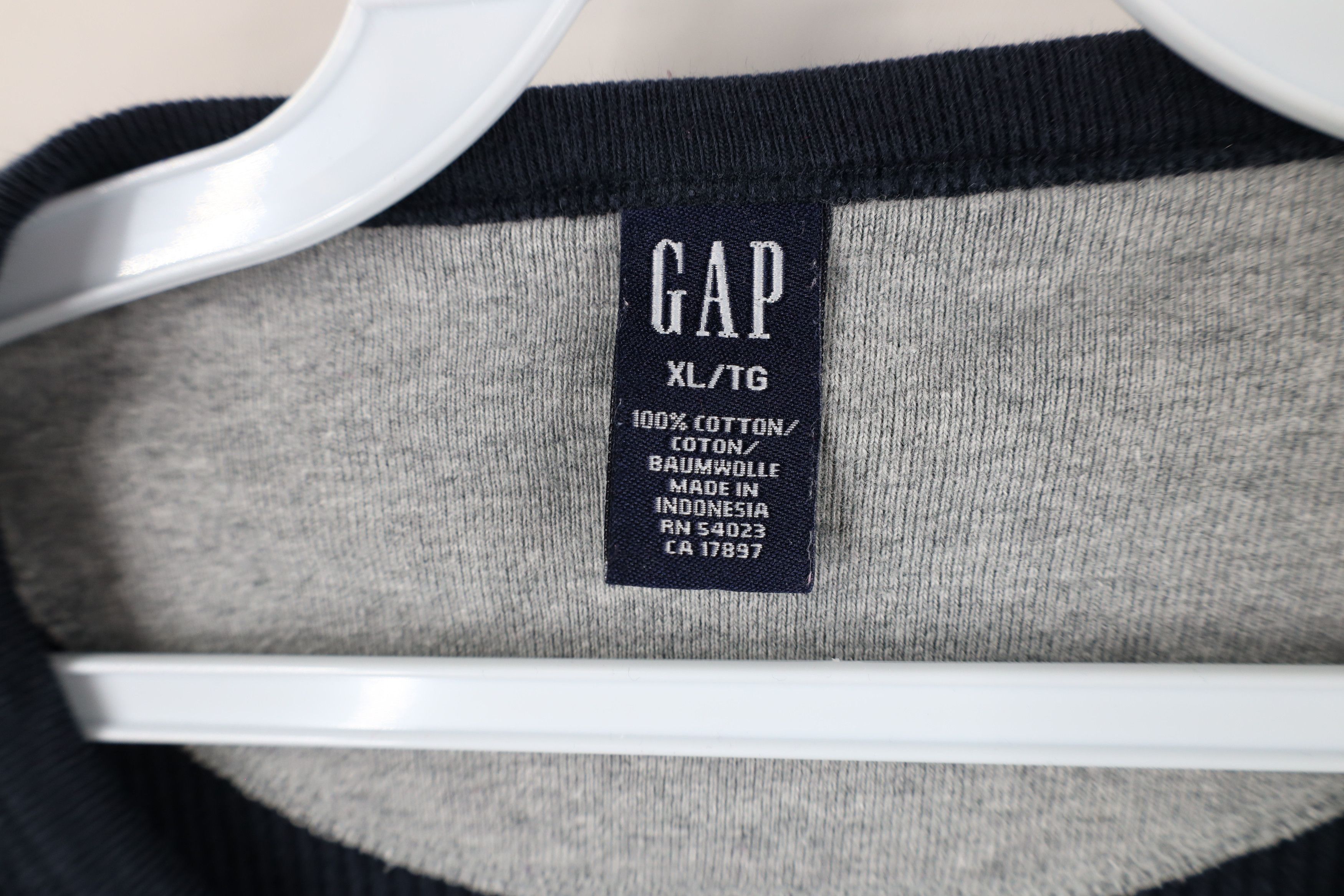 Gap × Vintage Vintage Gap Heavyweight Waffle Knit Long Sleeve T-Shirt Size US XL / EU 56 / 4 - 8 Thumbnail