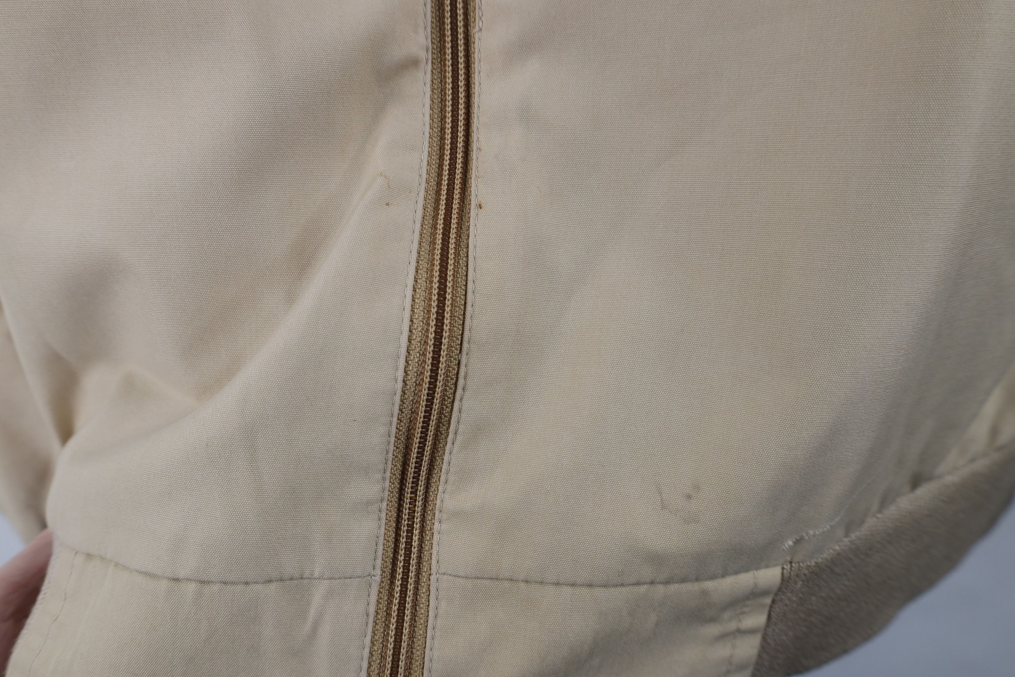 Vintage Vintage 70s Streetwear Cafe Racer Bomber Jacket Beige Size US XL / EU 56 / 4 - 7 Thumbnail