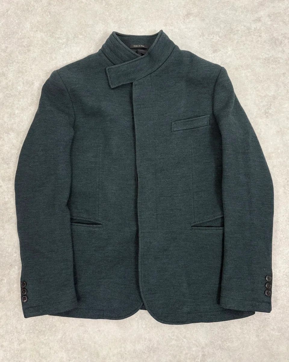 Emporio Armani AW2009 Emporio Armani Asymmetrical Grey Classy Jacket Size US S / EU 44-46 / 1 - 1 Thumbnail