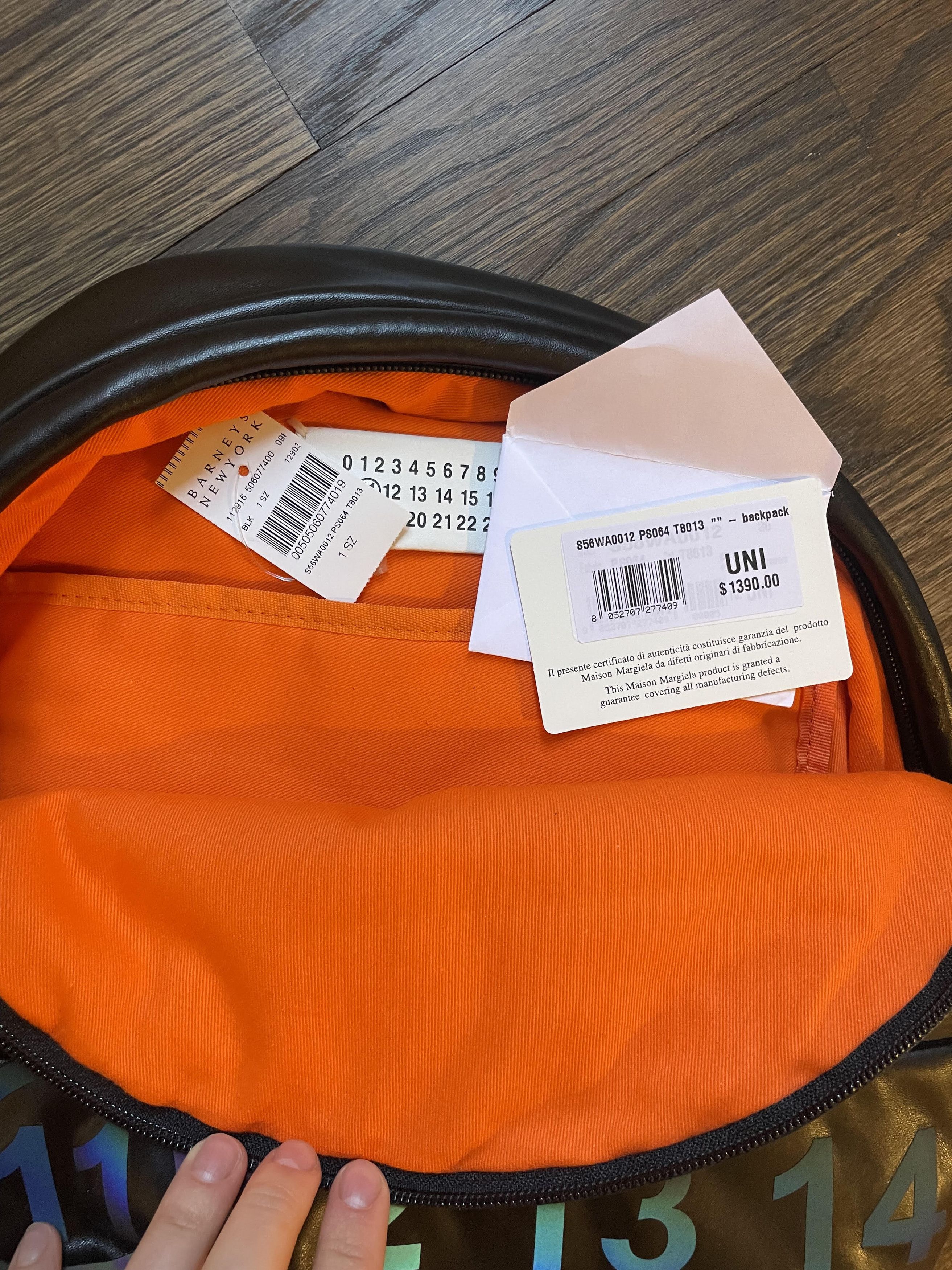 Maison Margiela Maison Margiela backpack, model S56WA0012 P5604 T8013 Size ONE SIZE - 4 Thumbnail