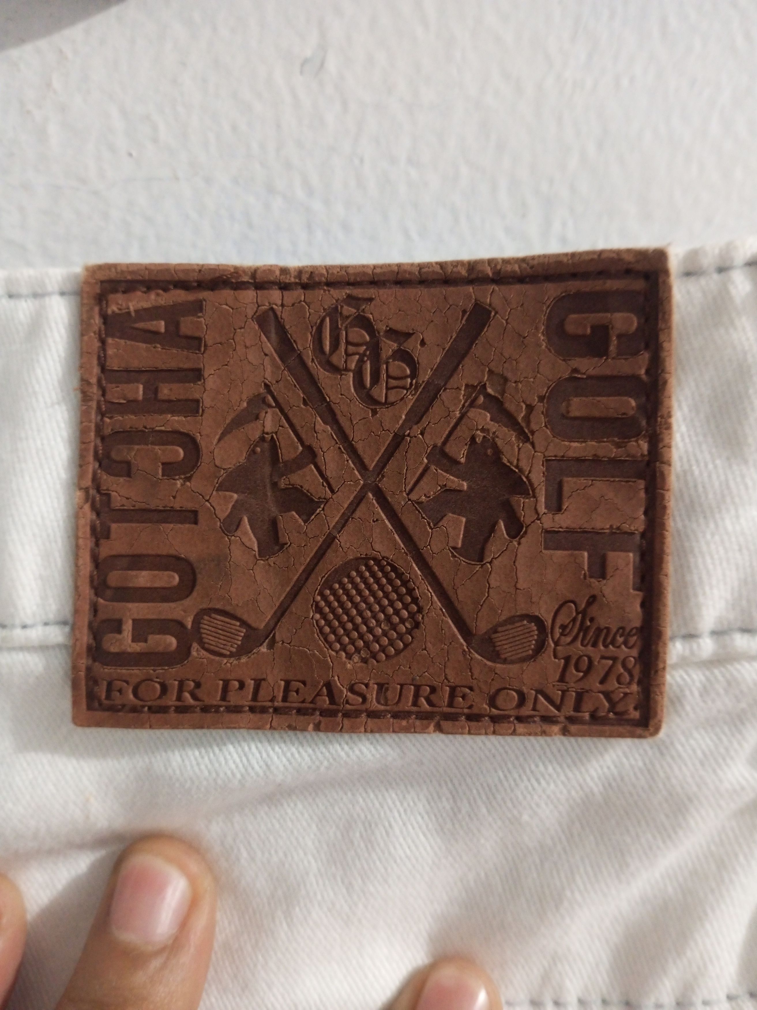 Gotcha Gotcha golf embroidery "dodge the bullet" Jeans Size US 32 / EU 48 - 7 Thumbnail