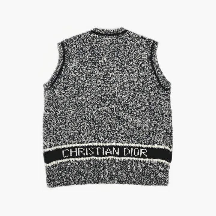 Dior Dior Sleeveless V-Neck Knit Top for Women 0079-2507 Size S / US 4 / IT 40 - 3 Thumbnail