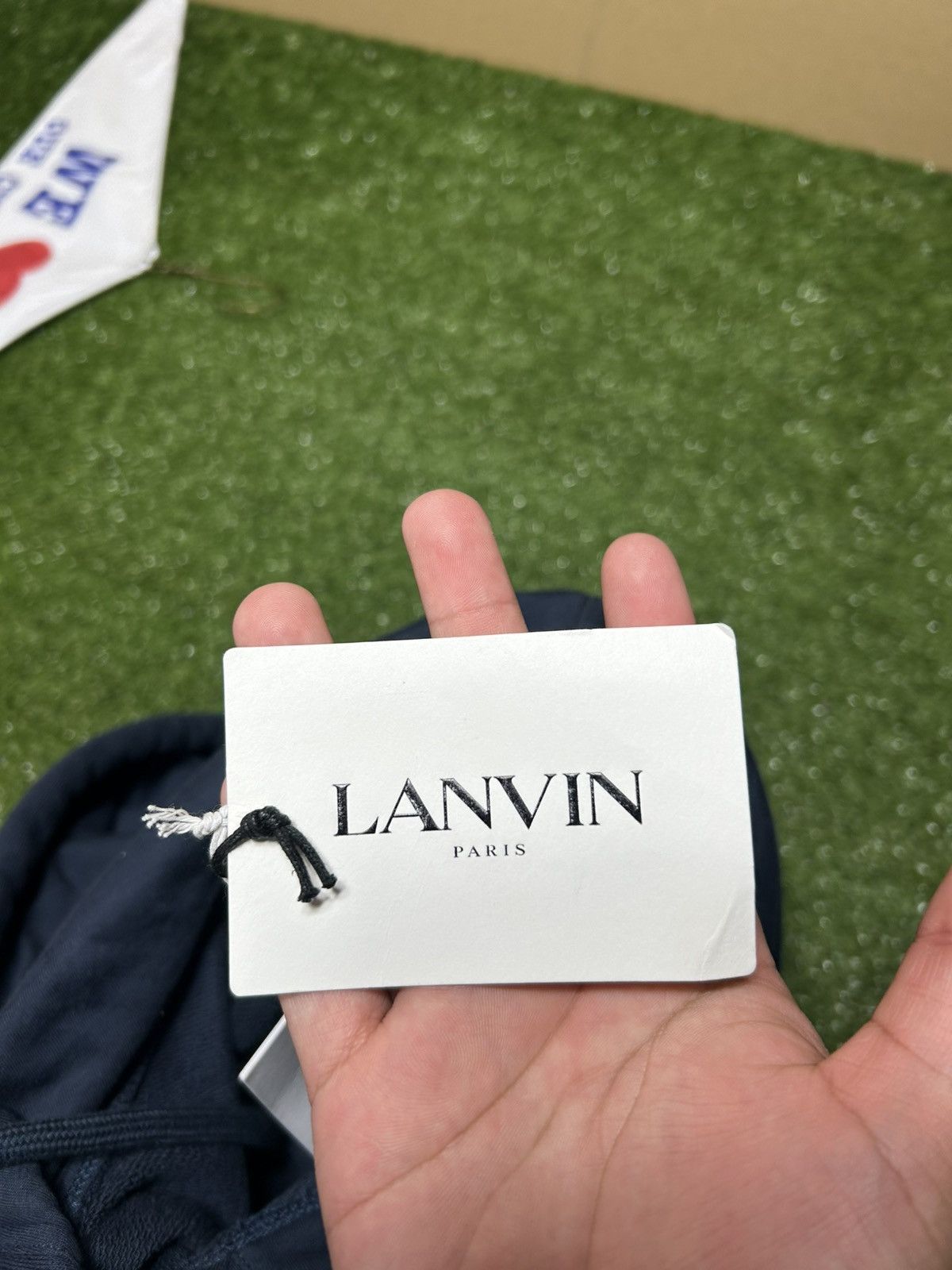 Lanvin Lanvin Navy curb hoodie Size US M / EU 48-50 / 2 - 7 Thumbnail