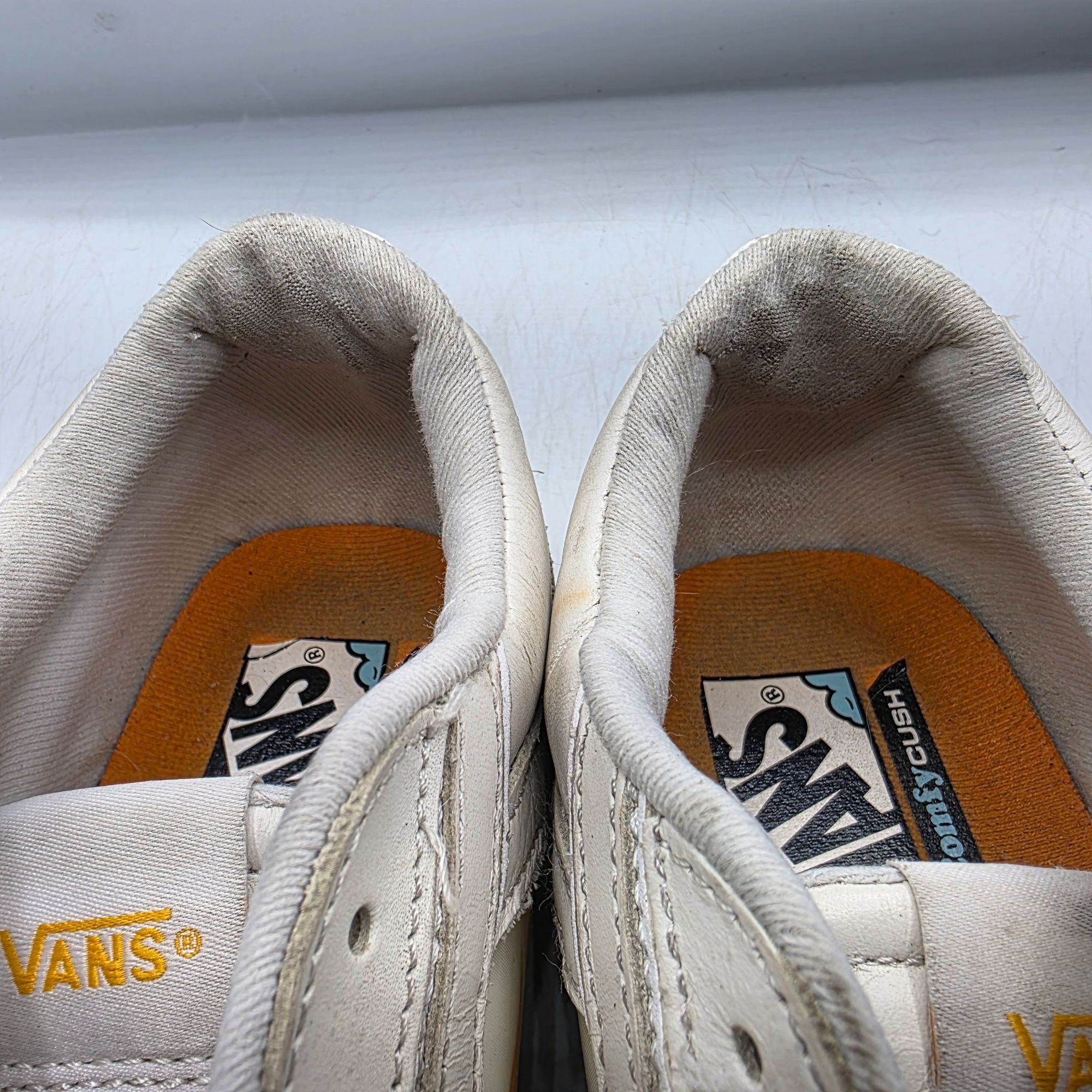 Vans vans lowland cc true white flames mens 9.5 White Red Sneaker Size US 9.5 / EU 42-43 - 9 Thumbnail