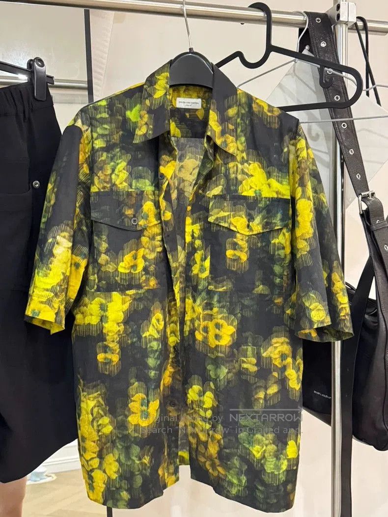 Dries Van Noten Dries Van Noten 3D Floral Print Shirt. Size US L / EU 52-54 / 3 - 2 Thumbnail