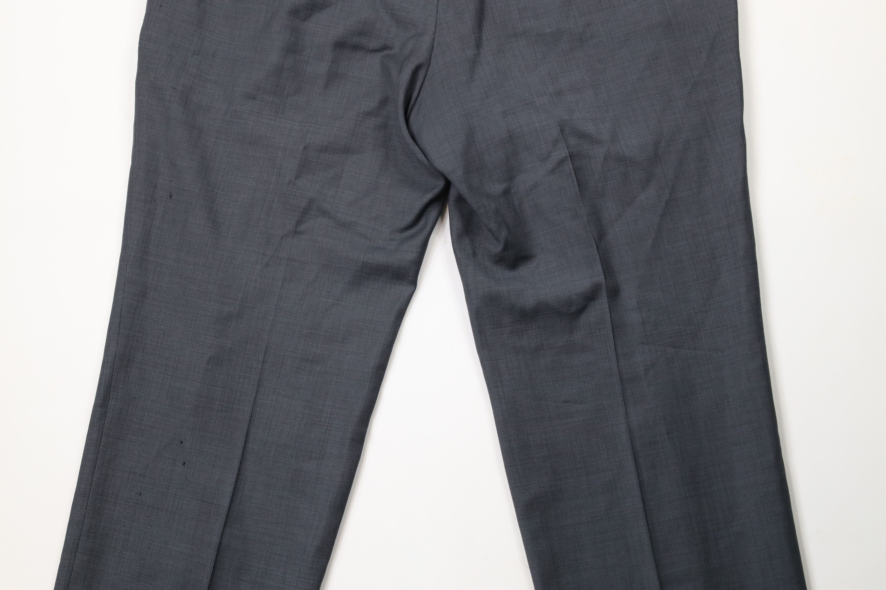 Vintage Jos A Bank Tailored Fit Wool 2 Piece Suit Wedding Suit Size 46R - 21 Thumbnail