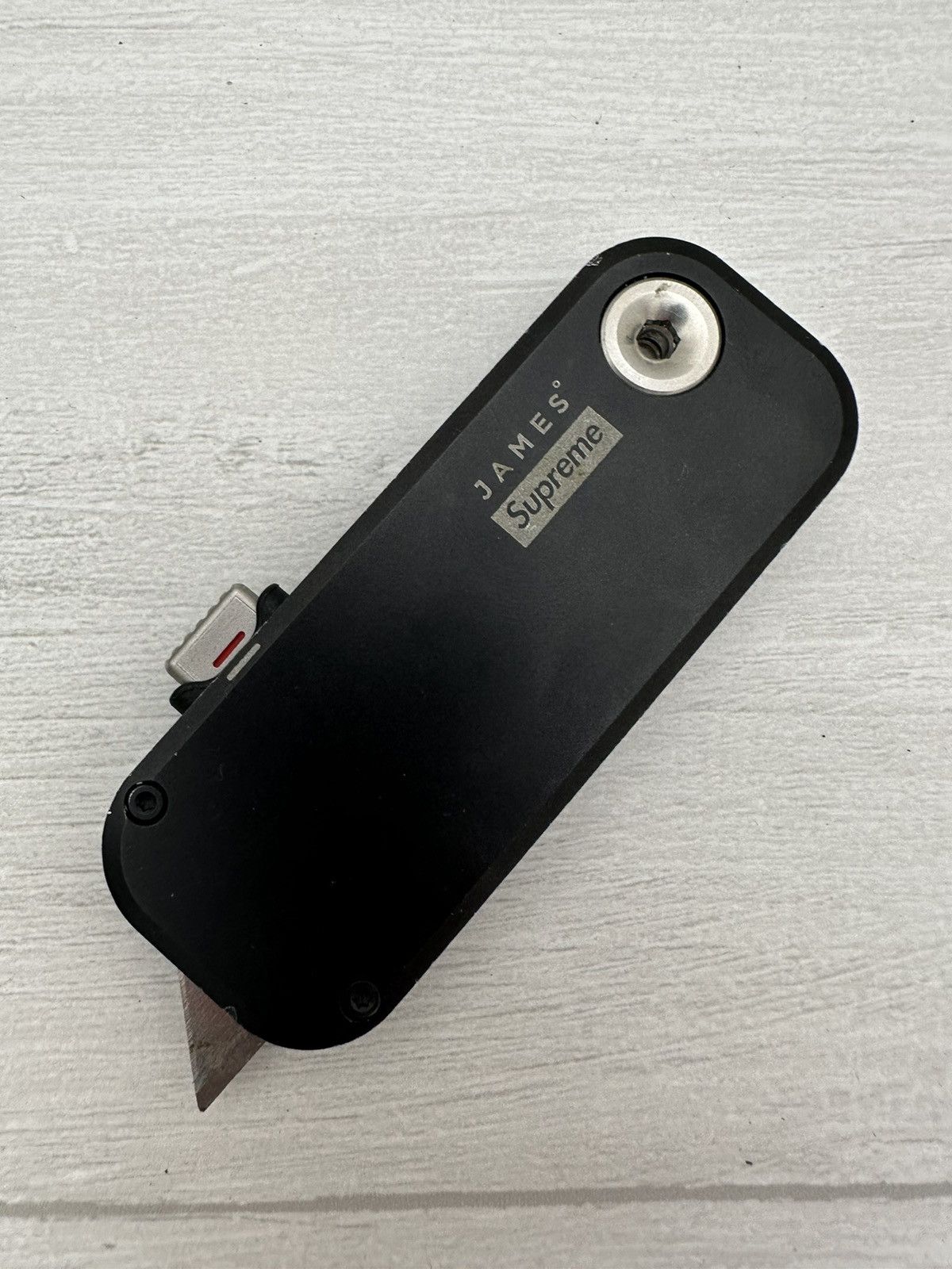 Supreme Supreme x James Brand Palmer Utility Knife Black Size ONE SIZE - 3 Thumbnail