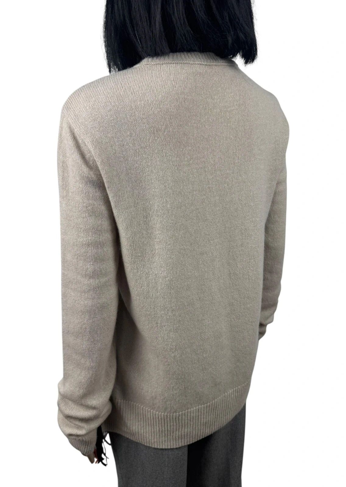 Tory Burch Tory Burch Sweater Wool Cashmere Leather Front Woven size M Size M / US 6-8 / IT 42-44 - 9 Thumbnail
