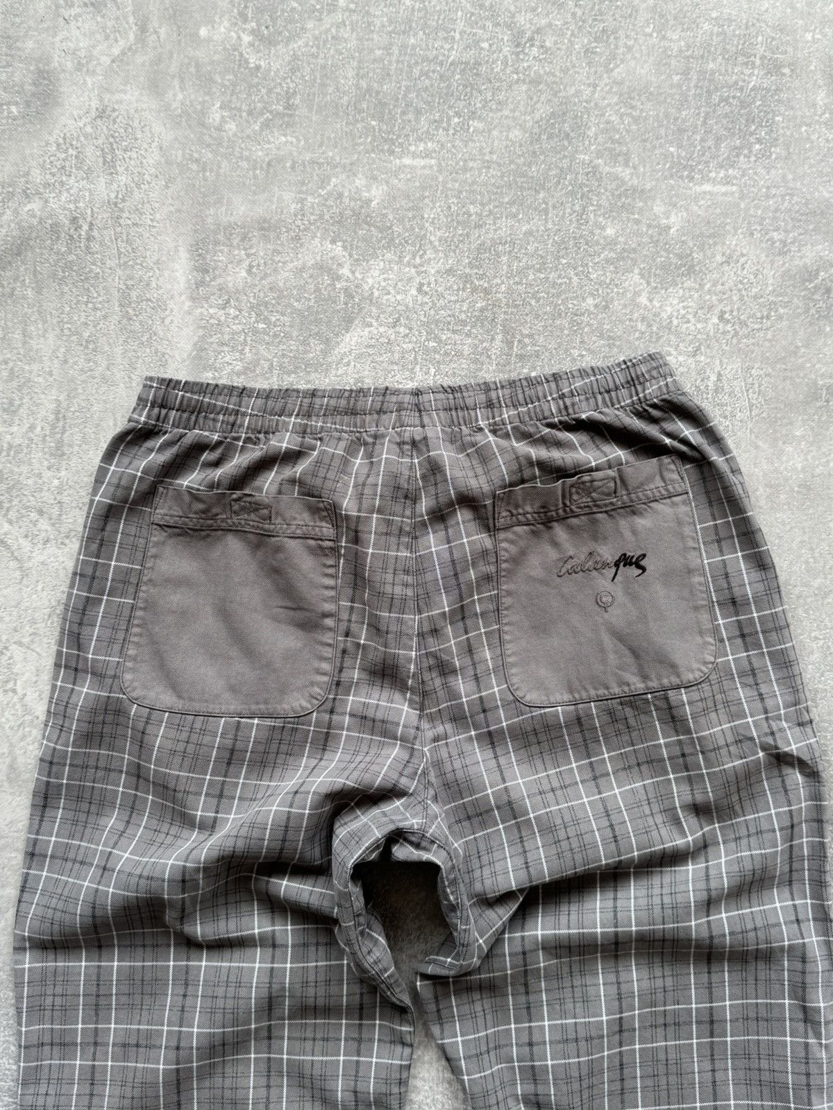 Japanese Brand Vintage Think Pink Climbing Checkered Patchwork Cotton Pants Size US 34 / EU 50 - 7 Thumbnail