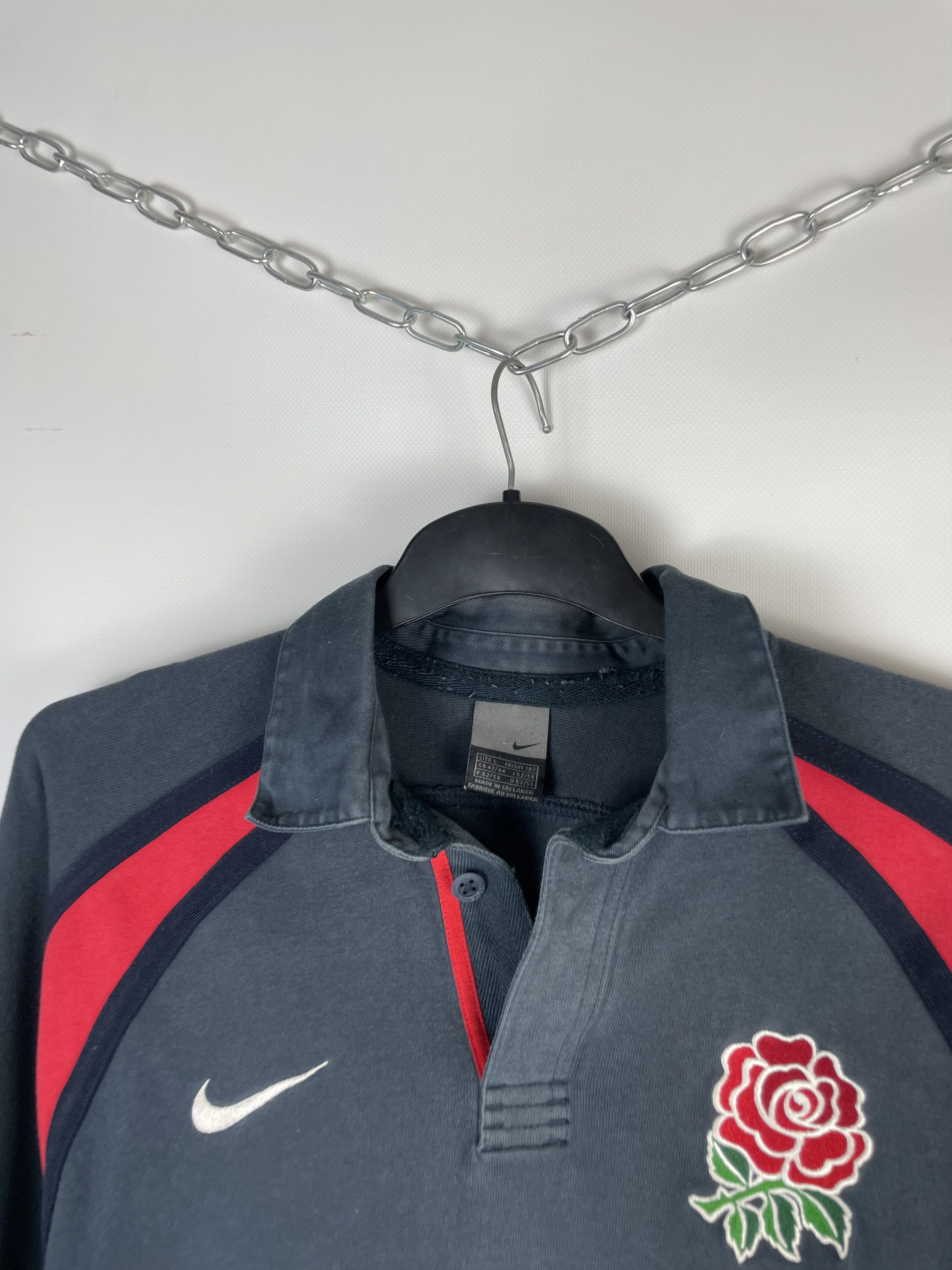 Nike Vintage England Rugby League Nike O2 Long-sleeve T-shirts Size US L / EU 52-54 / 3 - 4 Thumbnail