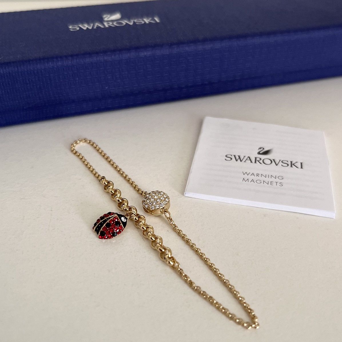 Swarovski Swarovski ladybug pavé charm bracelet Size ONE SIZE - 21 Thumbnail