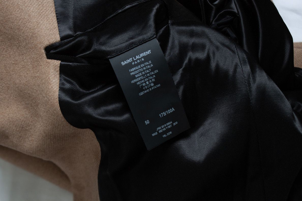 Saint Laurent Paris Saint Laurent, Cashmere camel coat 2019 Size US L / EU 52-54 / 3 - 7 Thumbnail