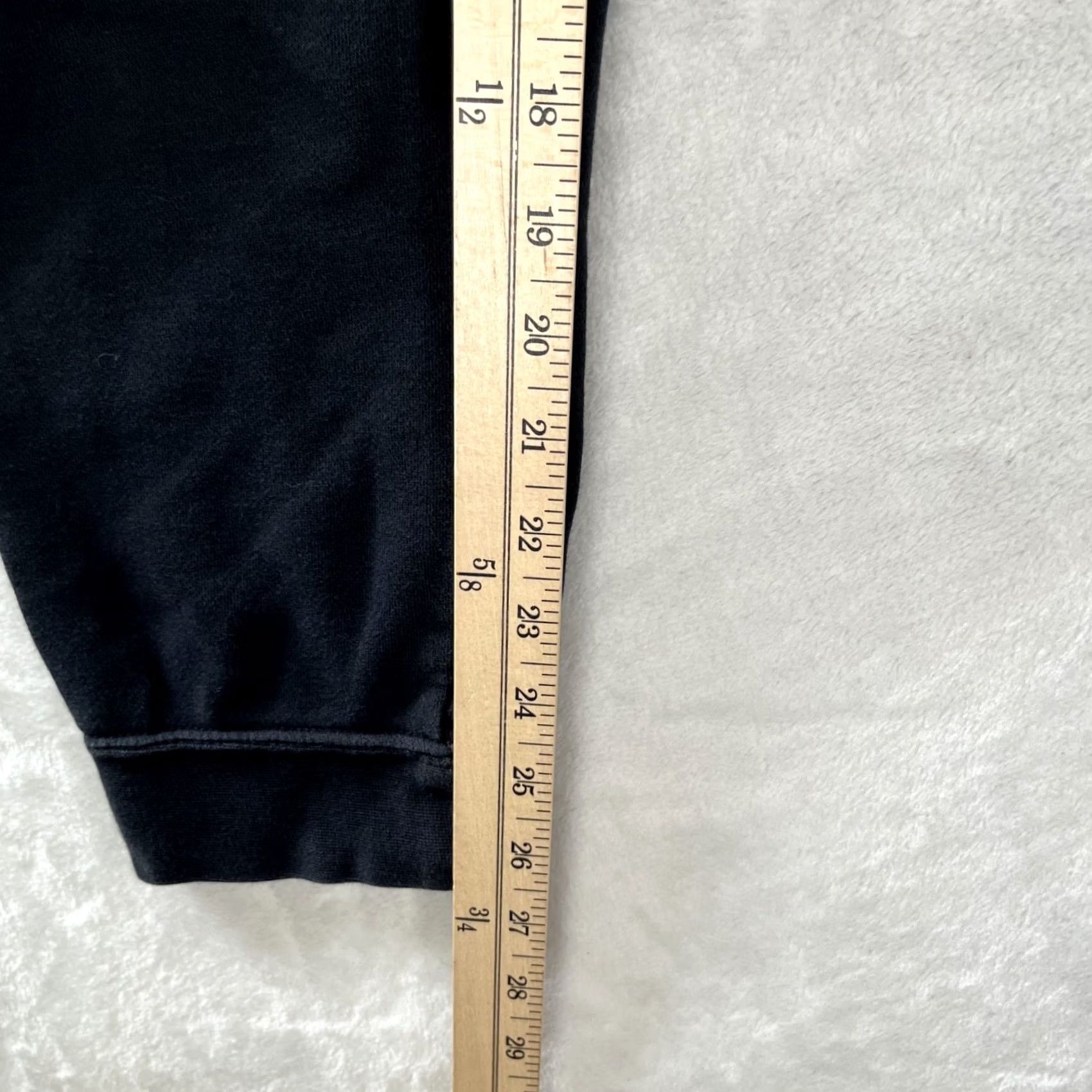Nike Nike Black Fleece Jogger Pants Women’s Size M Tapered Inseam 27 in Pockets Logo Athleisure Sports Size 32" / US 10 / IT 46 - 4 Thumbnail